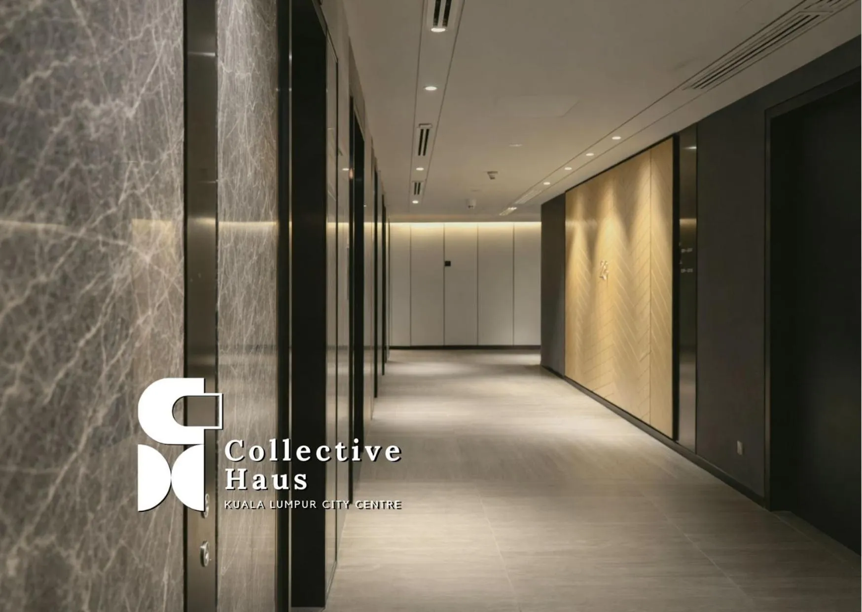 Text overlay in Tropicana Residence Kuala Lumpur by Collective Haus