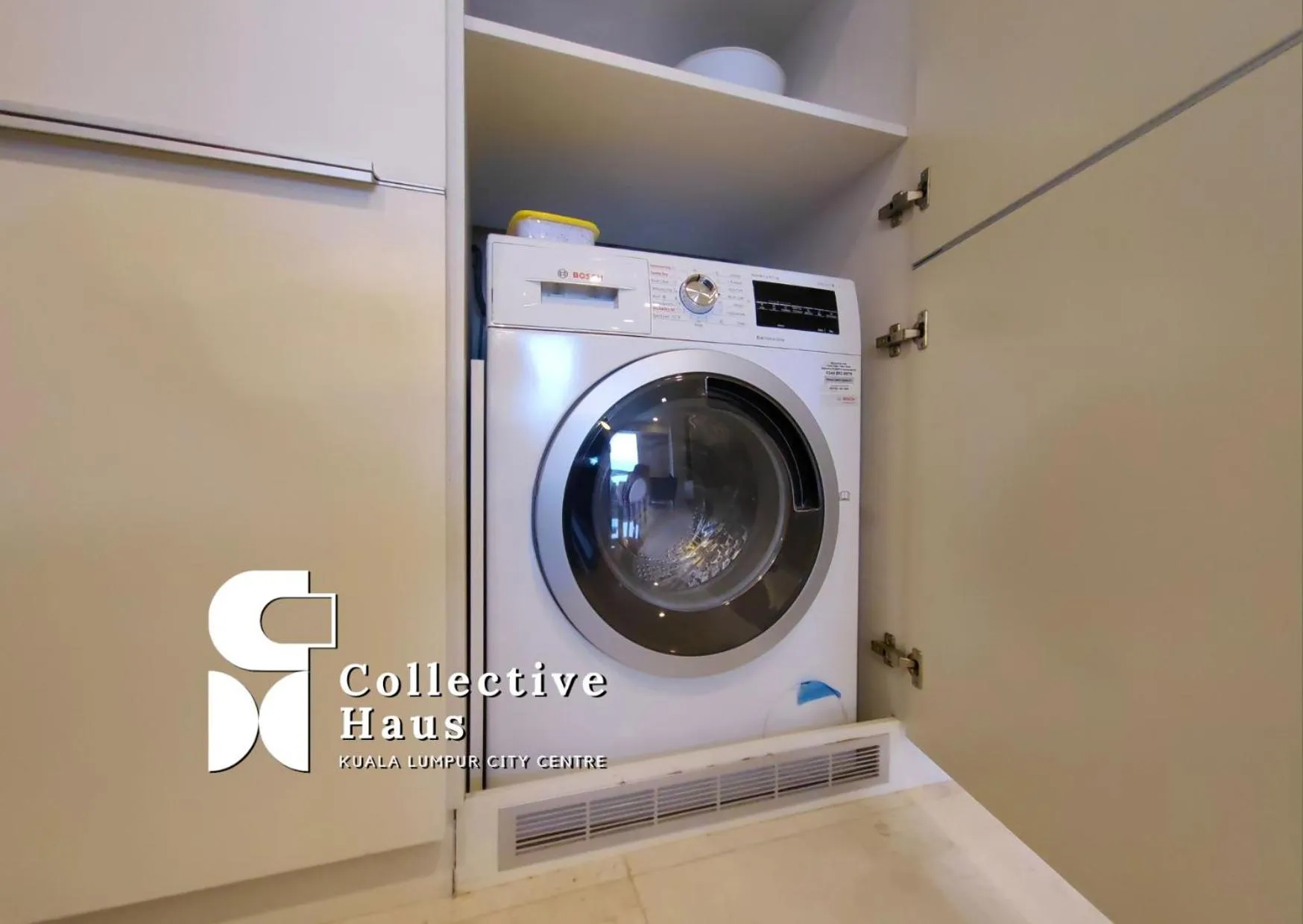 washing machine in Tropicana Residence Kuala Lumpur by Collective Haus