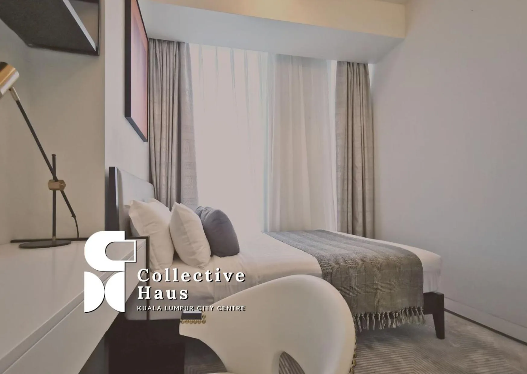 Bed in Tropicana Residence Kuala Lumpur by Collective Haus