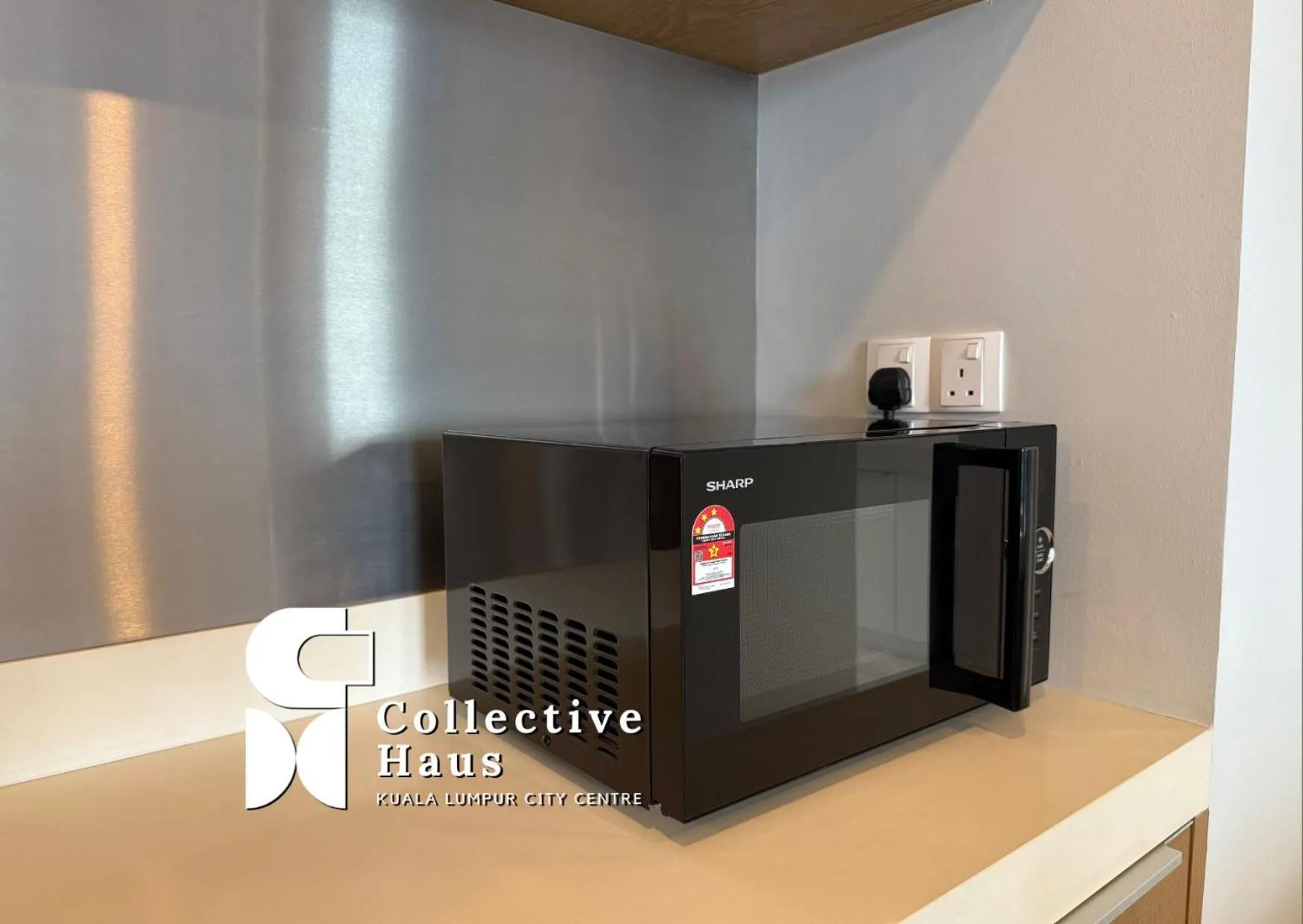 microwave in Tropicana Residence Kuala Lumpur by Collective Haus