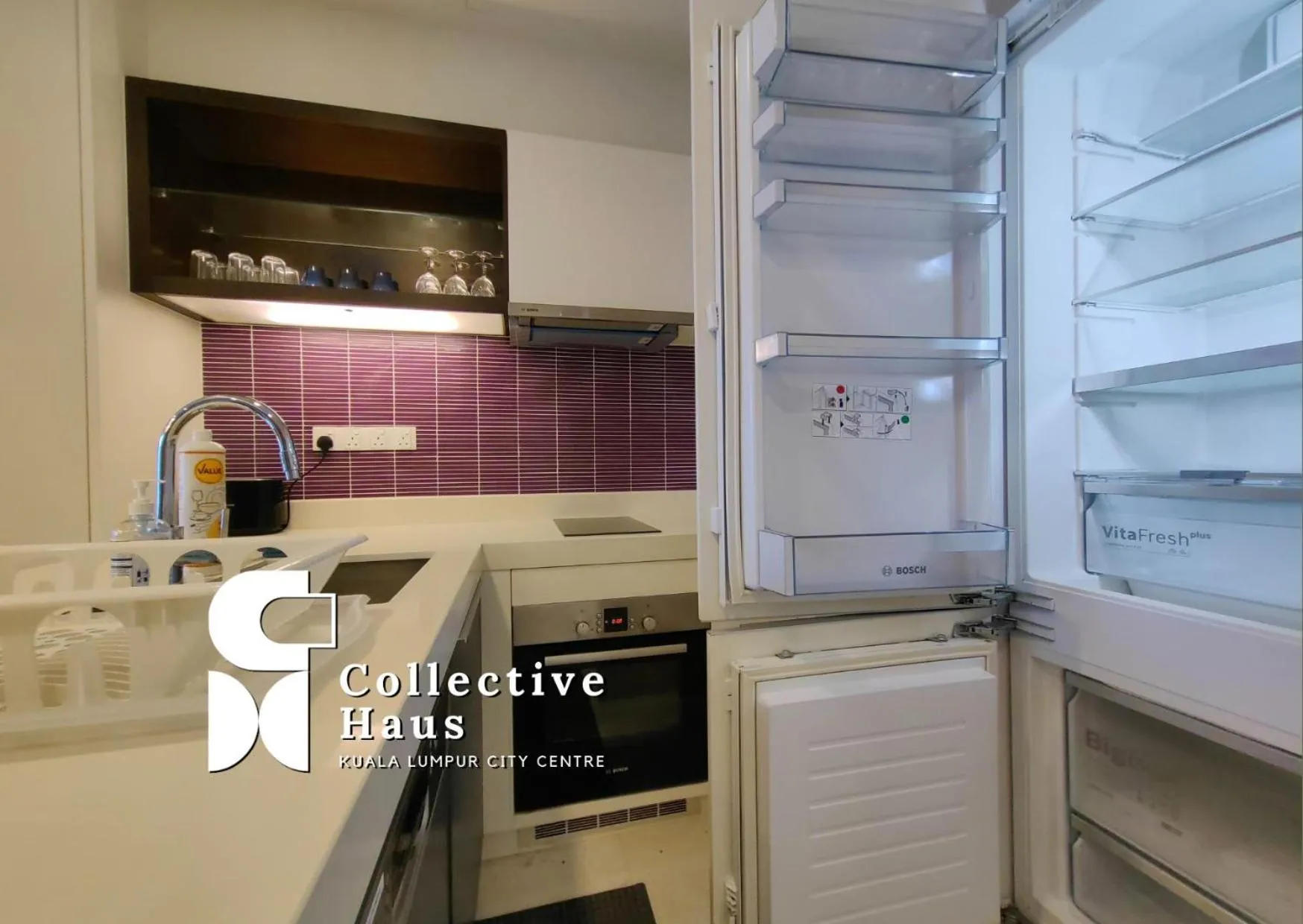 Kitchen or kitchenette in Tropicana Residence Kuala Lumpur by Collective Haus