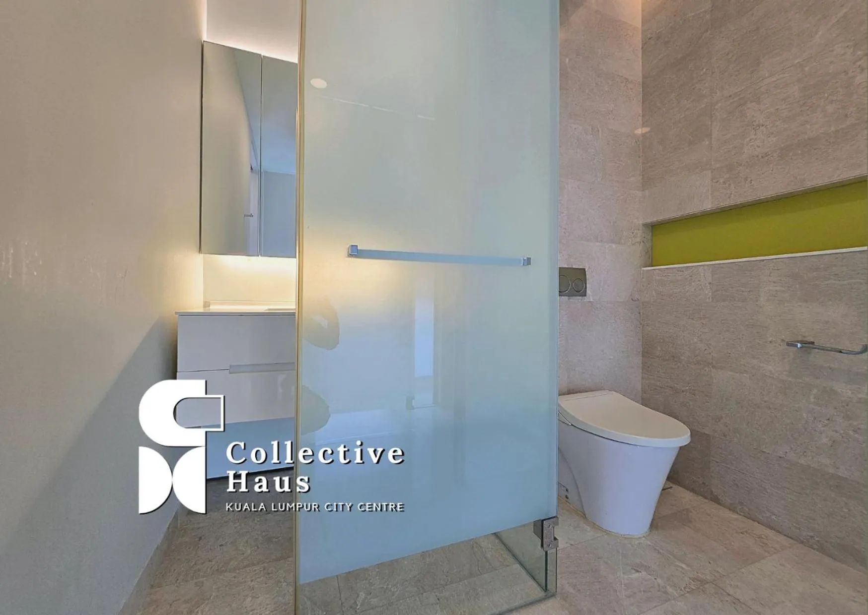 Shower in Tropicana Residence Kuala Lumpur by Collective Haus