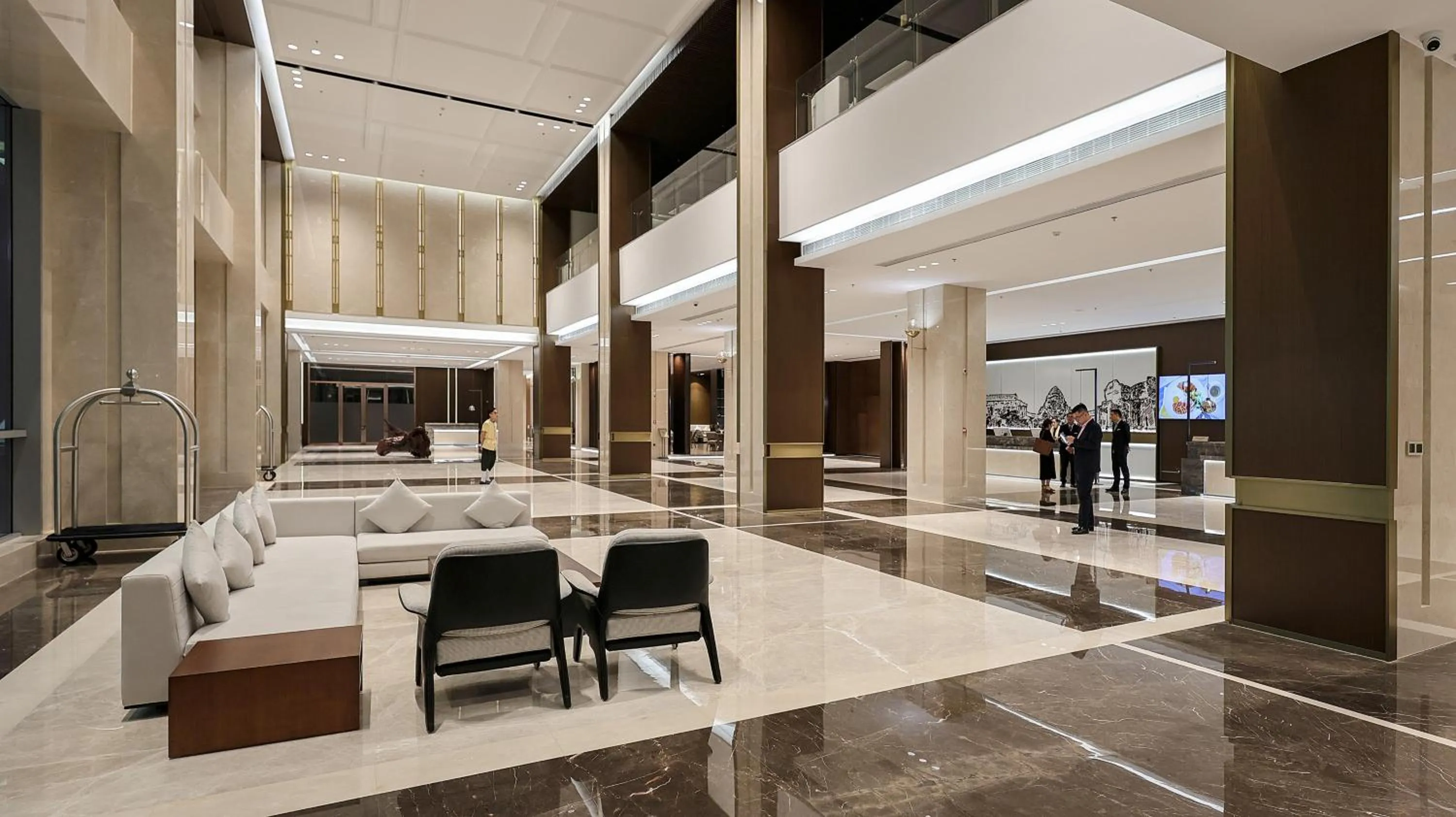 Lobby or reception in VM Hotel