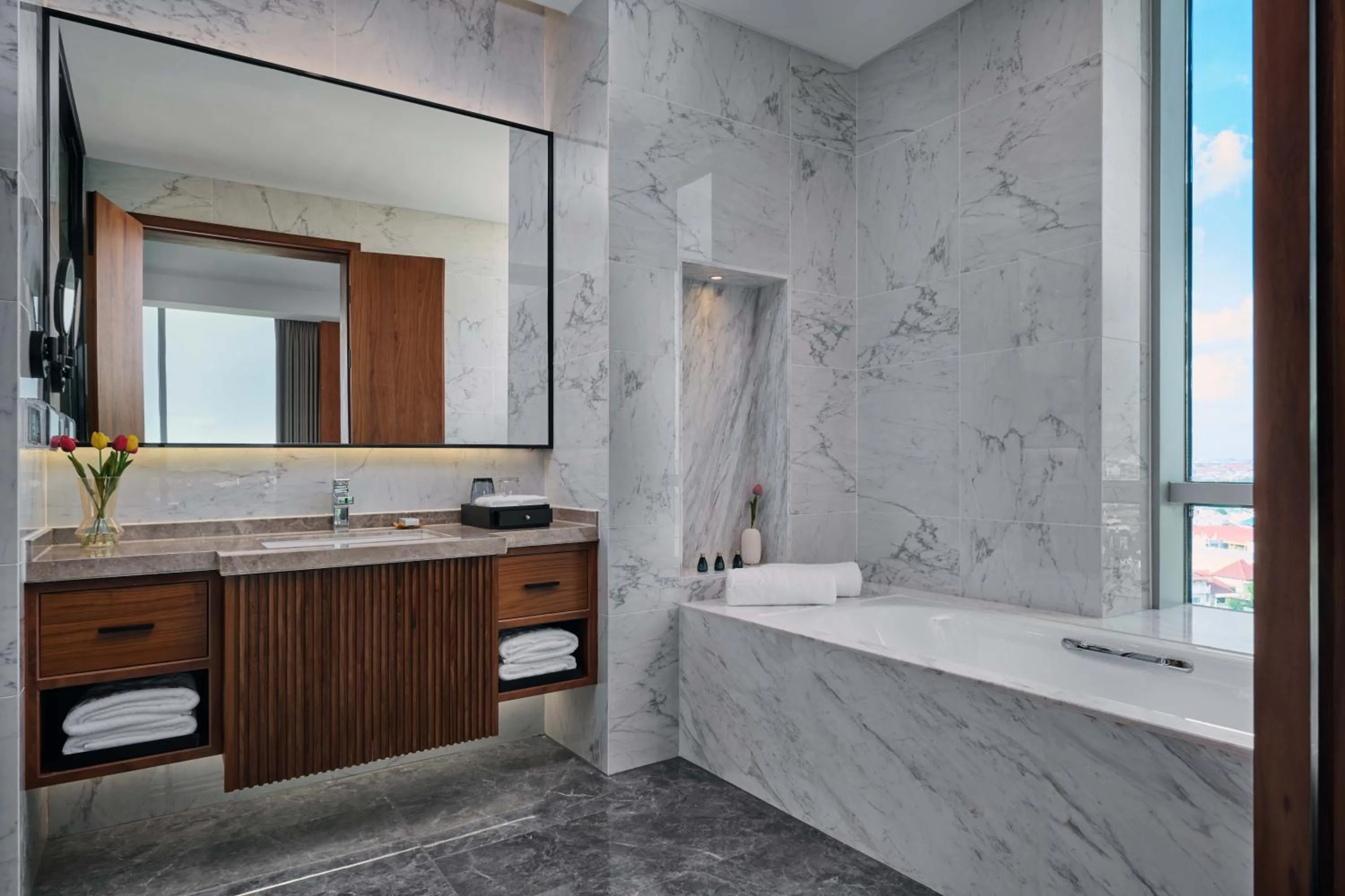 Bathroom in VM Hotel