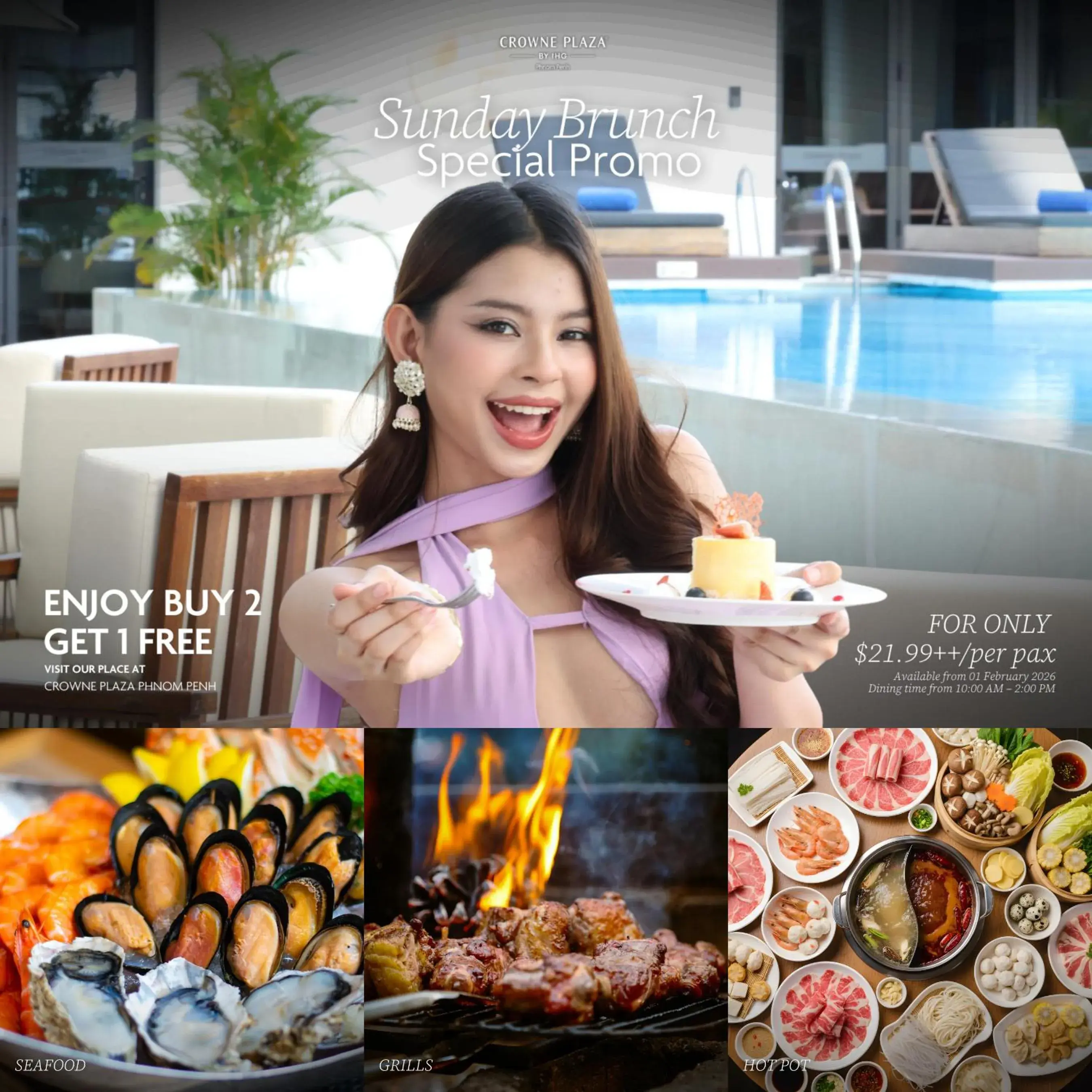 Restaurant/places to eat in Crowne Plaza Phnom Penh by IHG 金边皇冠假日酒店 Former VM Hotel Restaurant/places to eat in Crowne Plaza Phnom Penh by IHG 金边皇冠假日酒店 Former VM Hotel