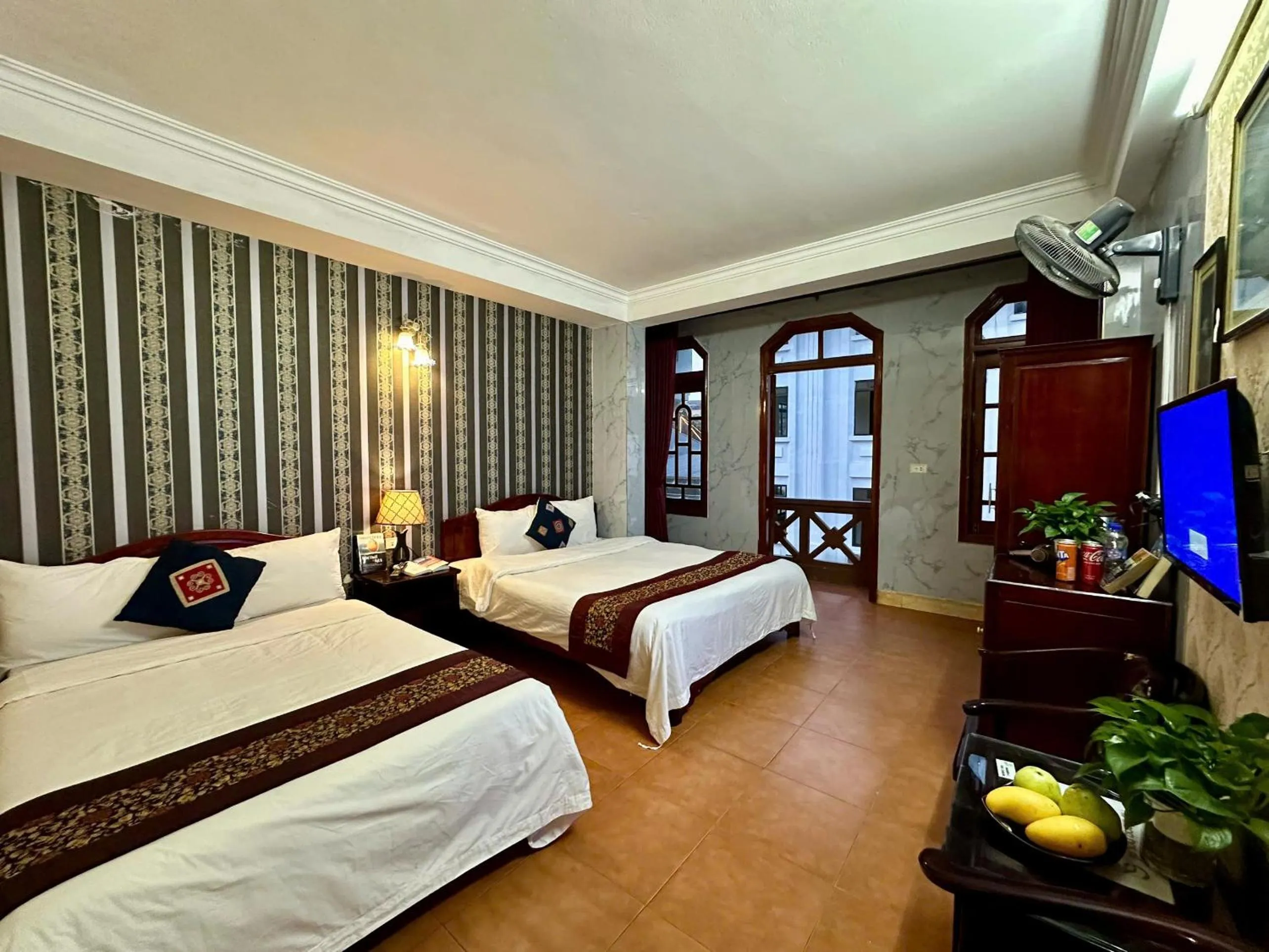 Bed in Hà Giang Hotel Sapa