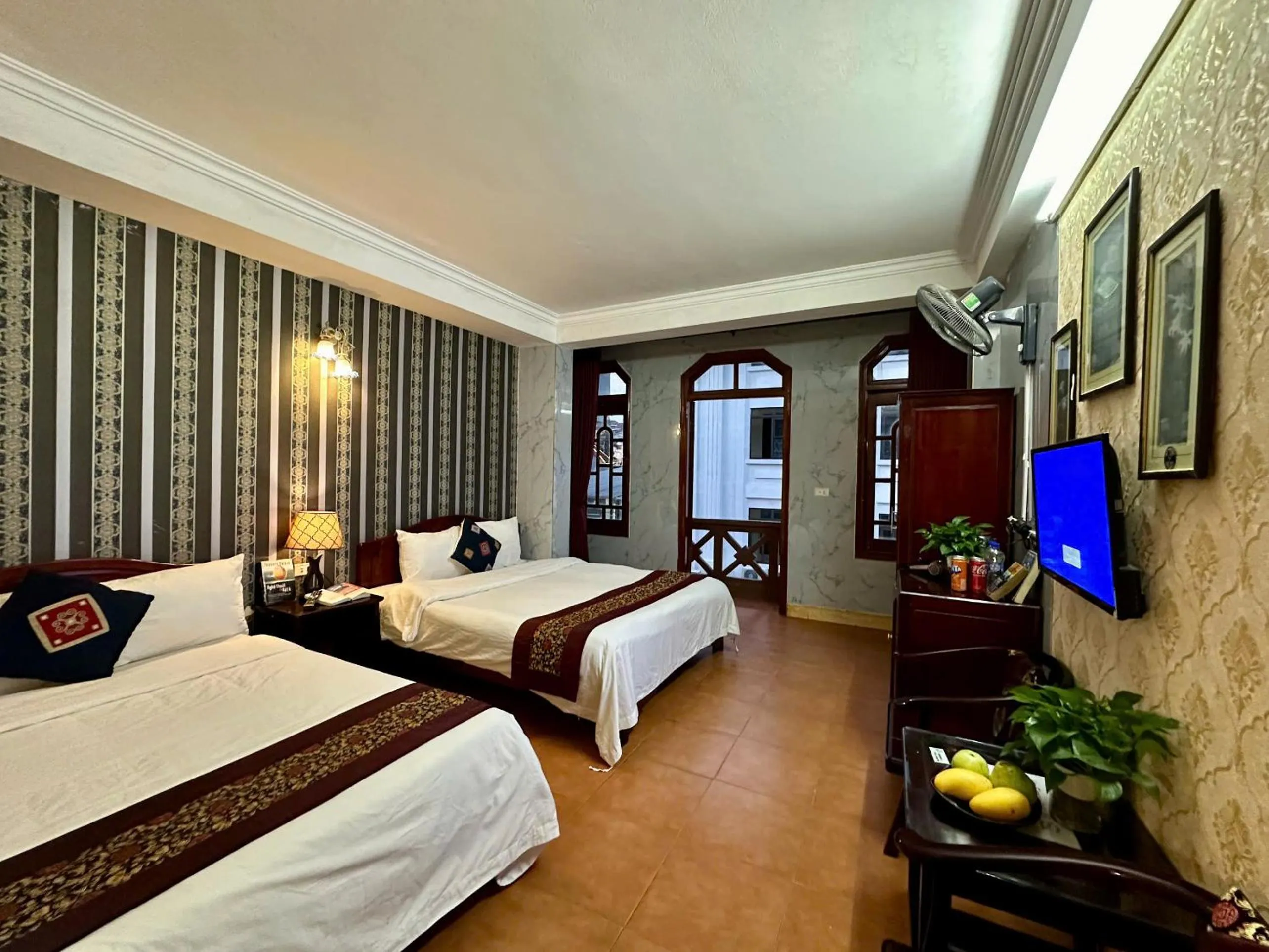 Bed in Hà Giang Hotel Sapa