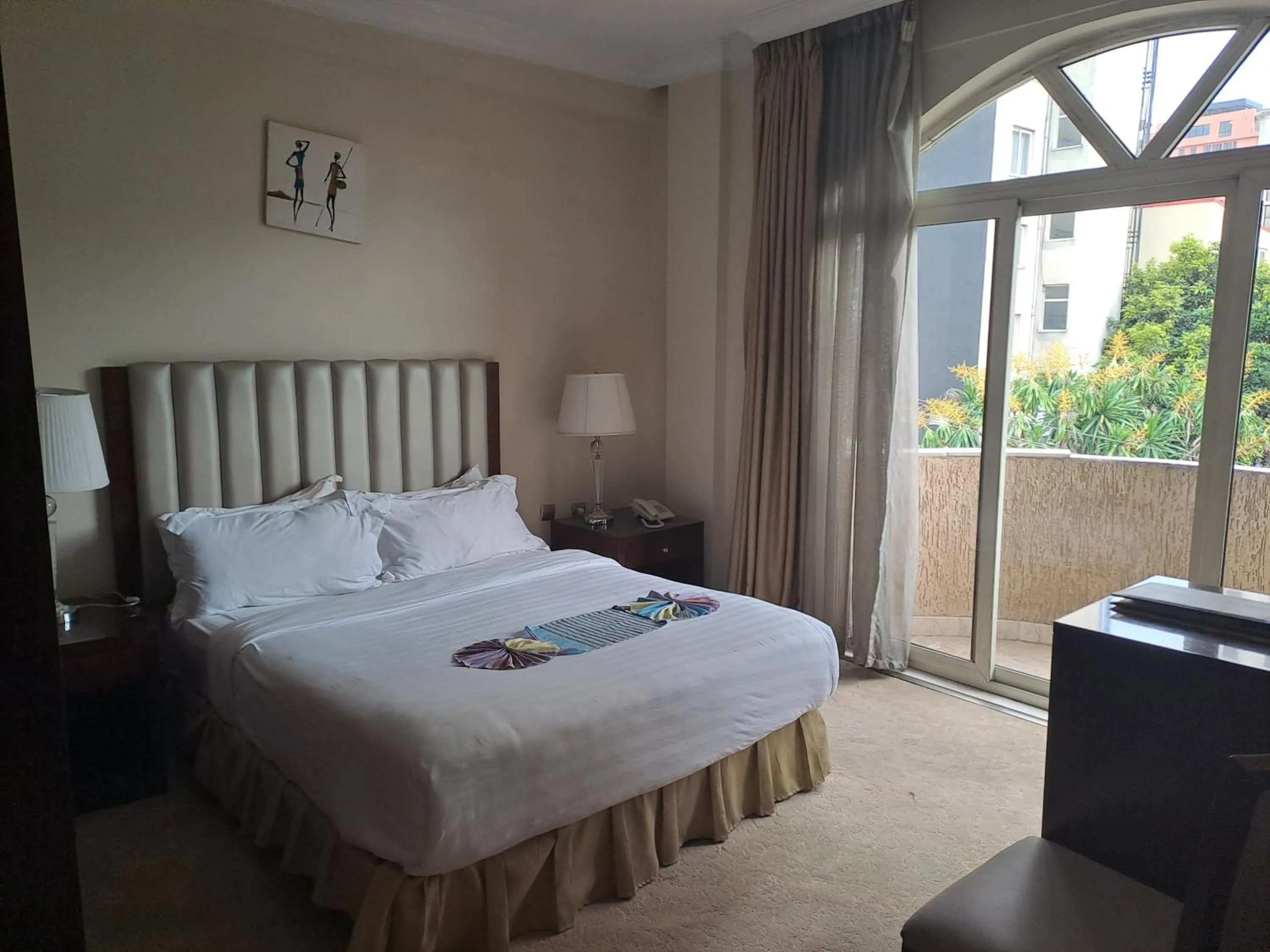 Bed in Park Lane Addis Hotel