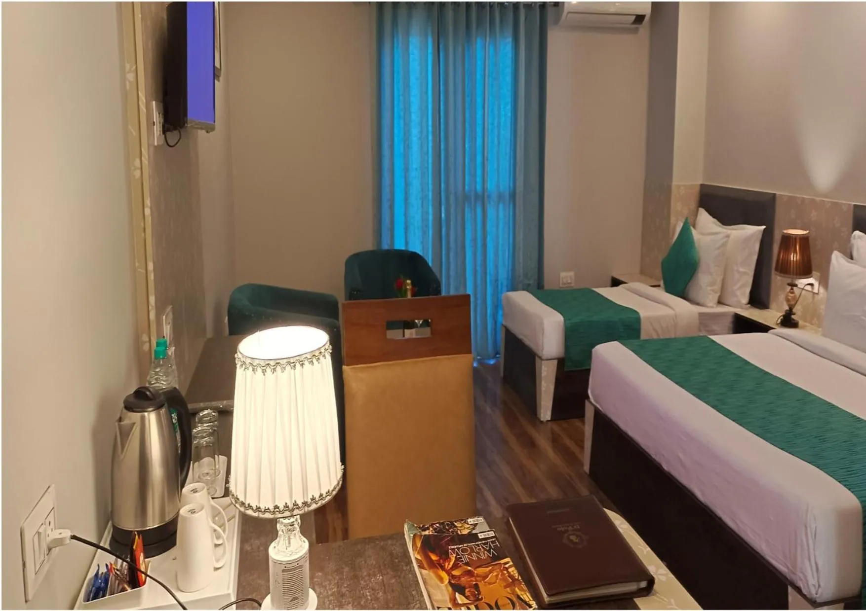 Photo of the whole room, Bed in Hotel Square One by D'Polo Dharamshala