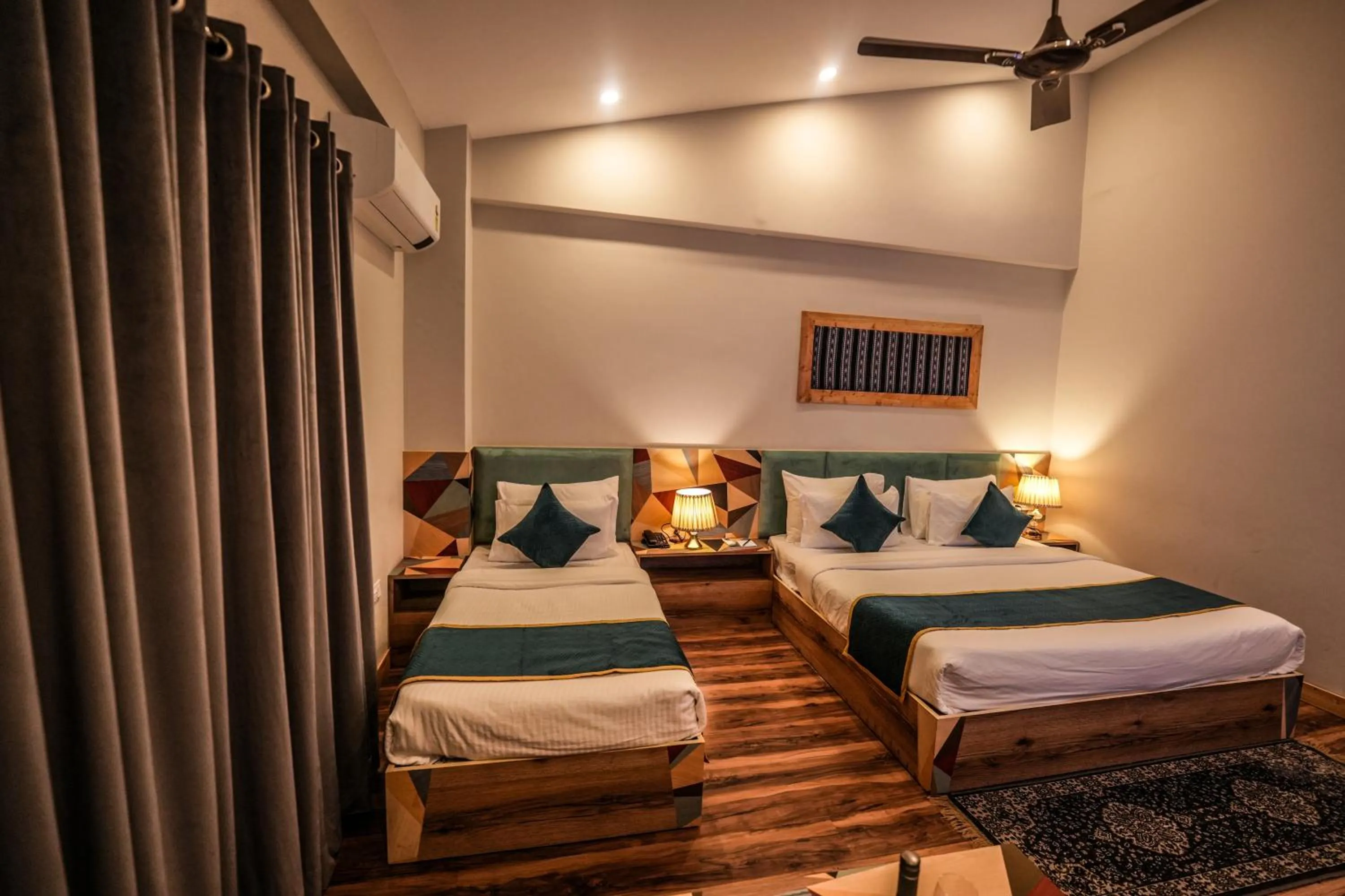 Bedroom, Bed in Hotel Square One by D'Polo Dharamshala