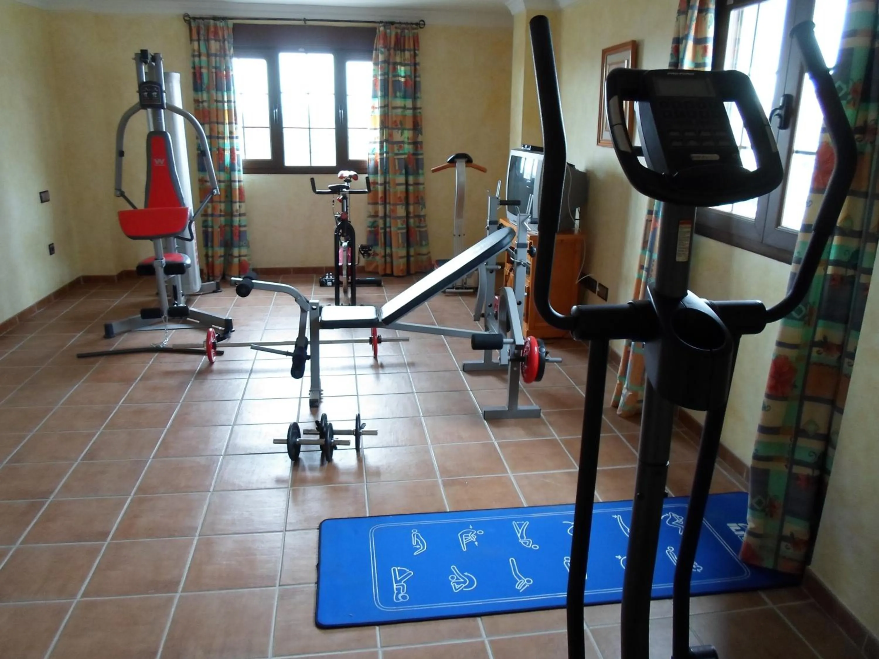 Fitness centre/facilities in Hotel El Doncel