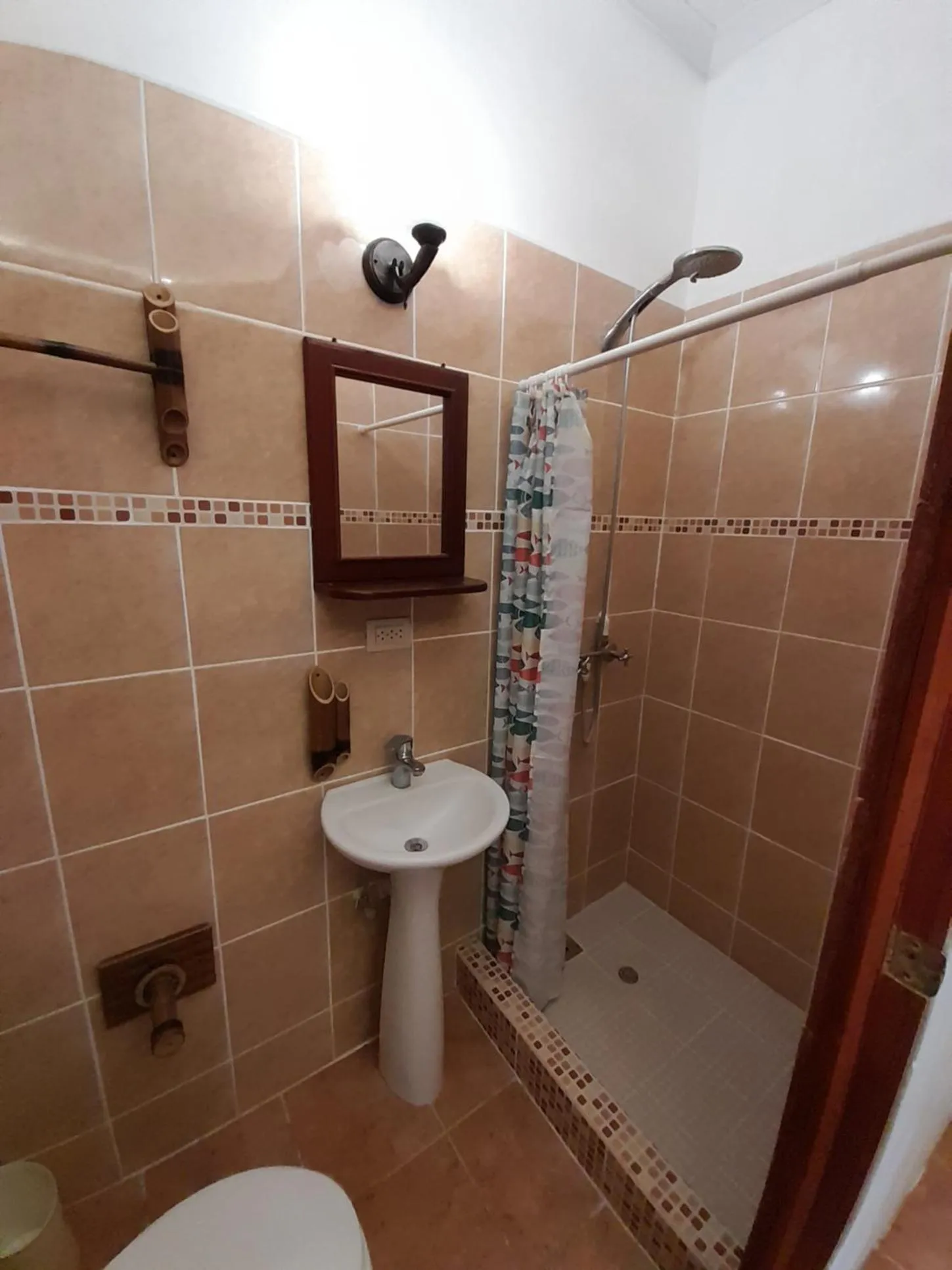 Shower in Hotel y Jardines Casa Búho