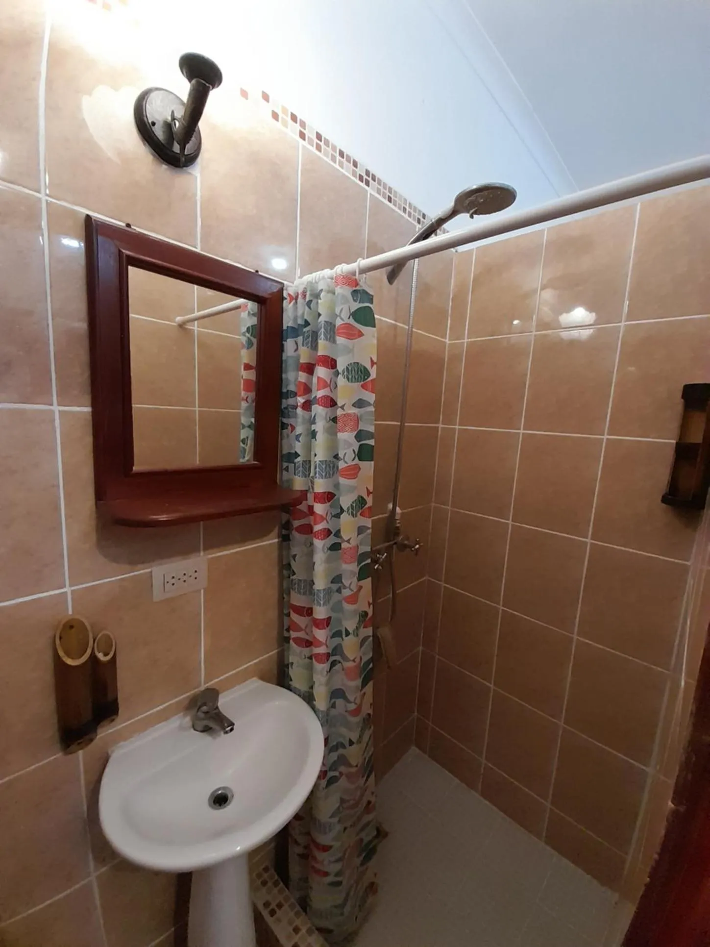 Shower in Hotel y Jardines Casa Búho