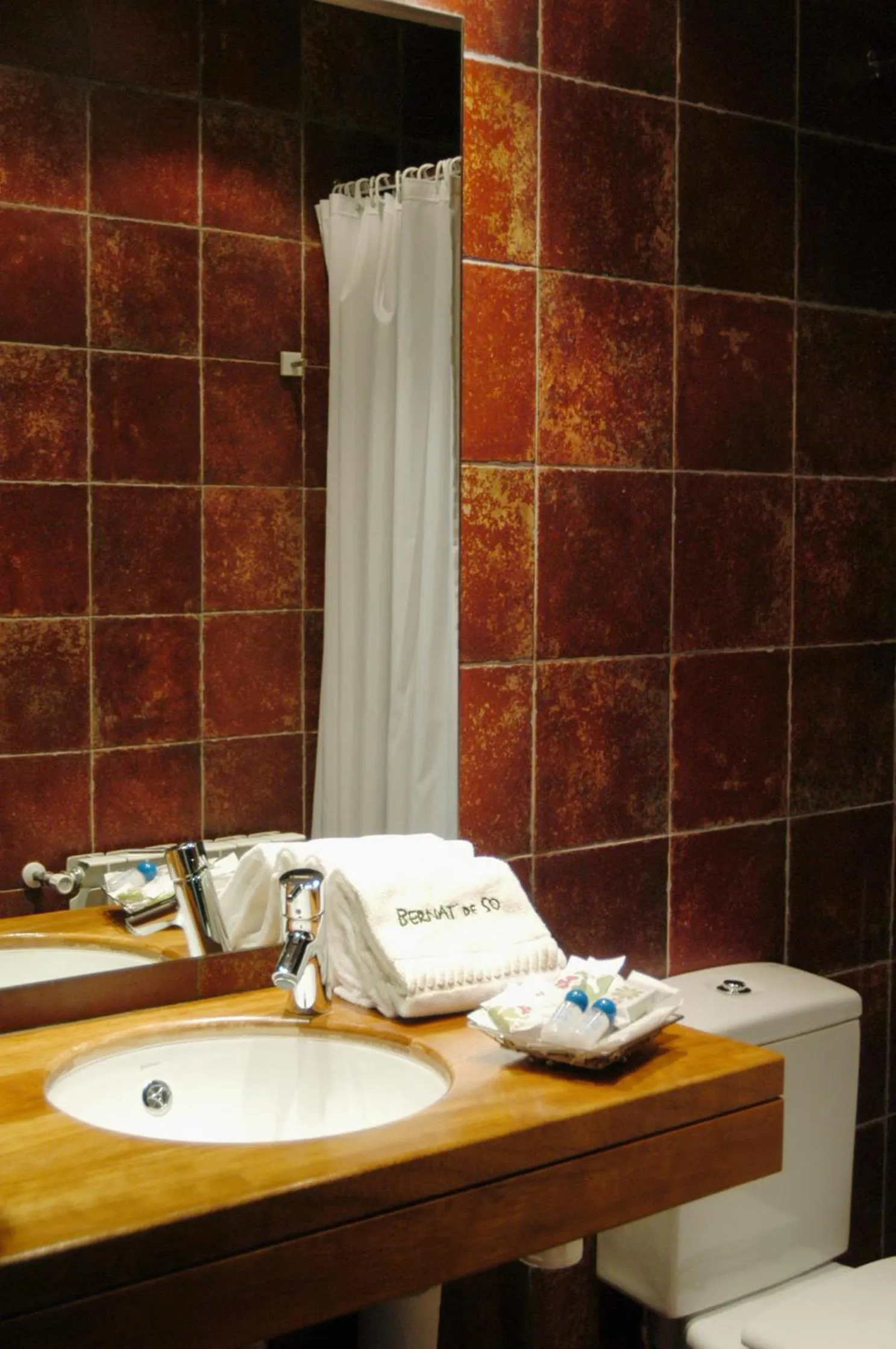 Bathroom in Hotel Bernat de So