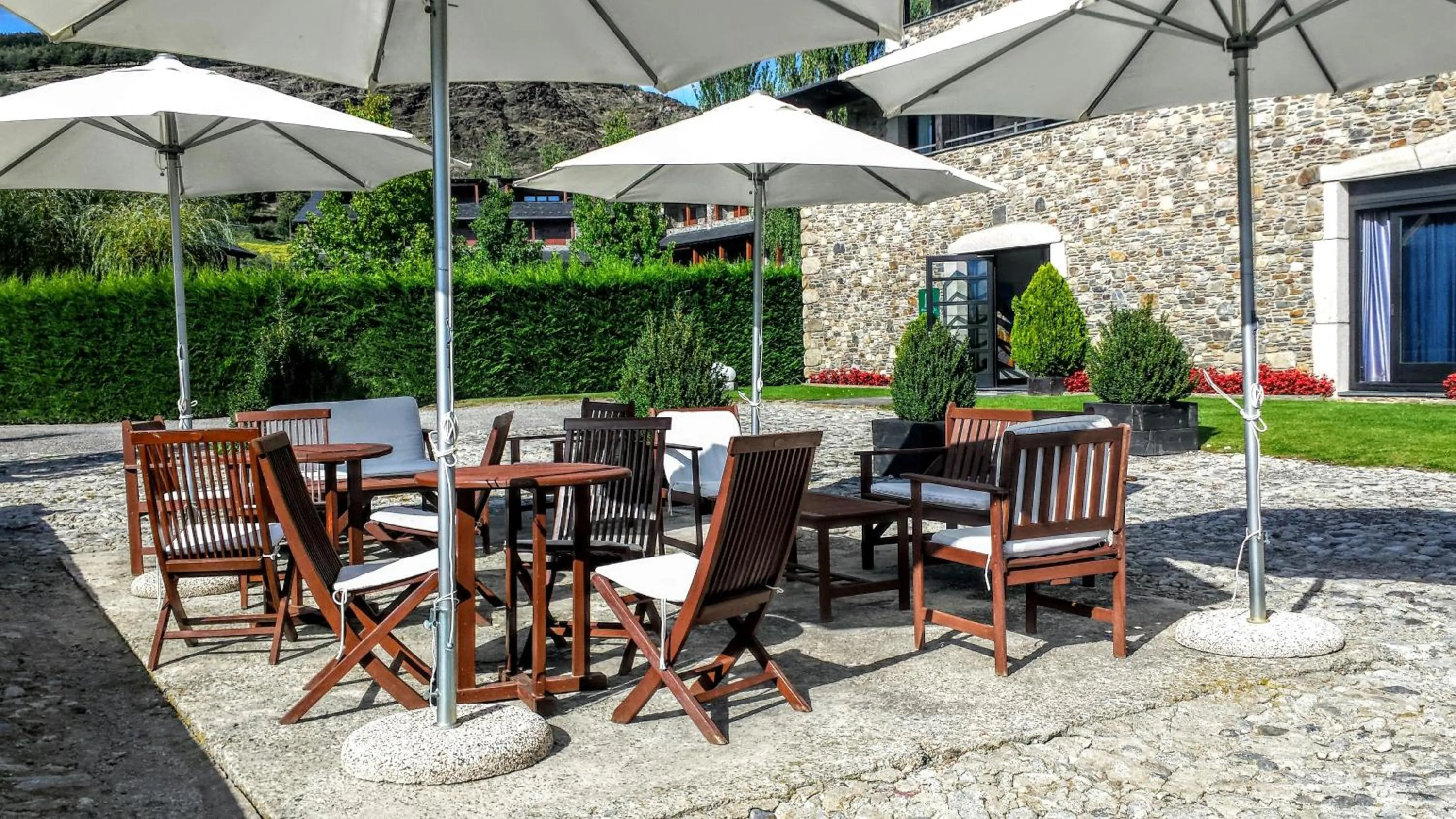 Patio in Hotel Bernat de So