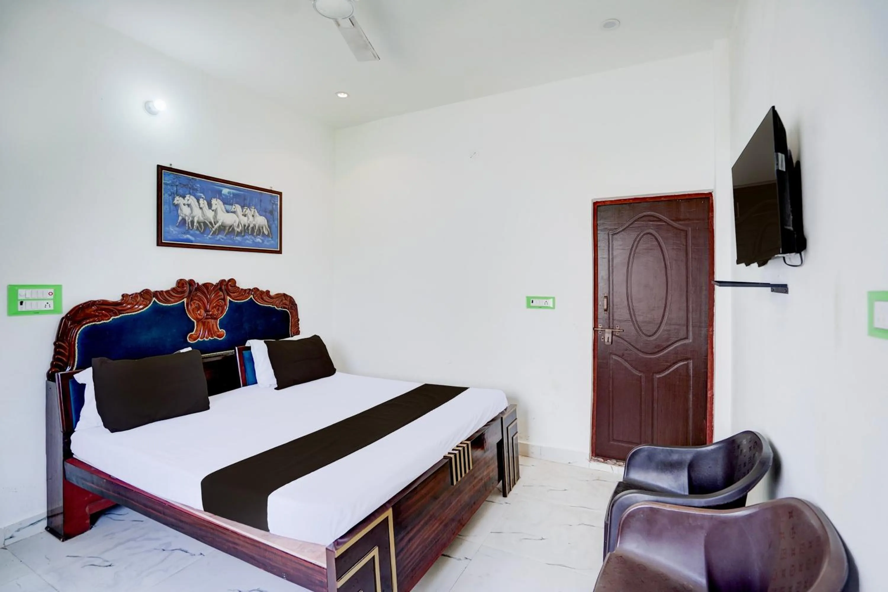 Bedroom, Bed in Hotel O Krishna Manu Palace