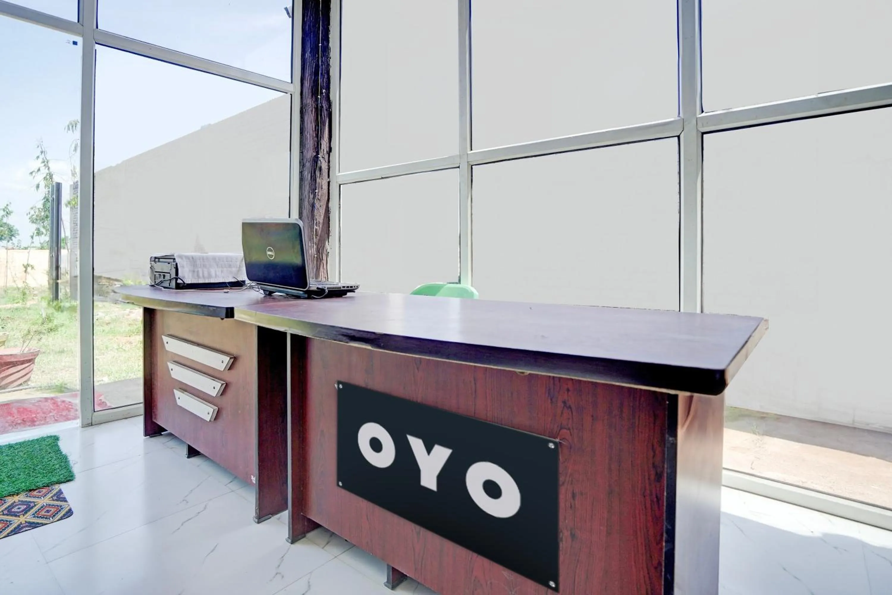 Lobby or reception in Hotel O Krishna Manu Palace