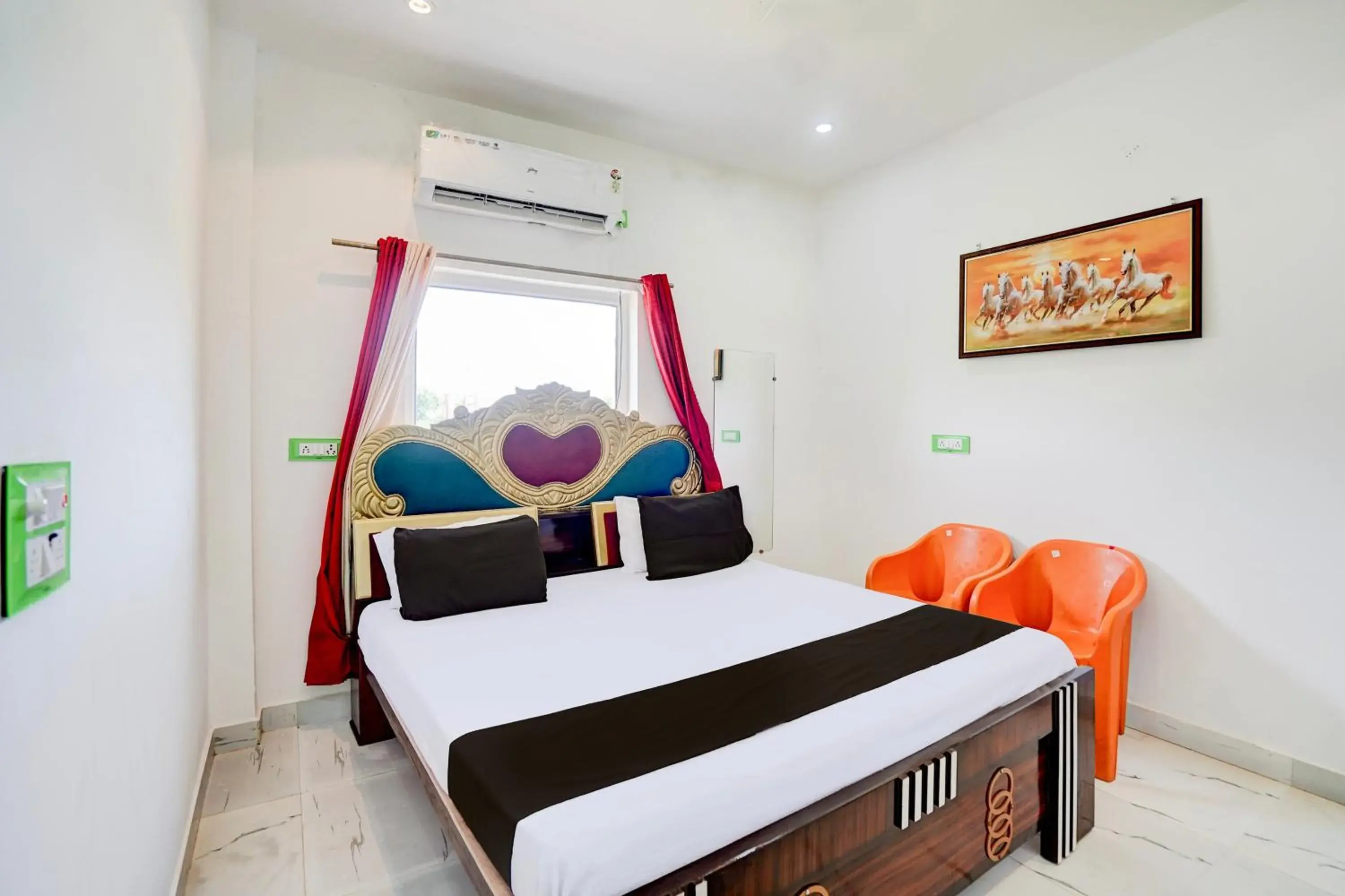 Bedroom, Bed in Hotel O Krishna Manu Palace Bedroom, Bed in Hotel O Krishna Manu Palace