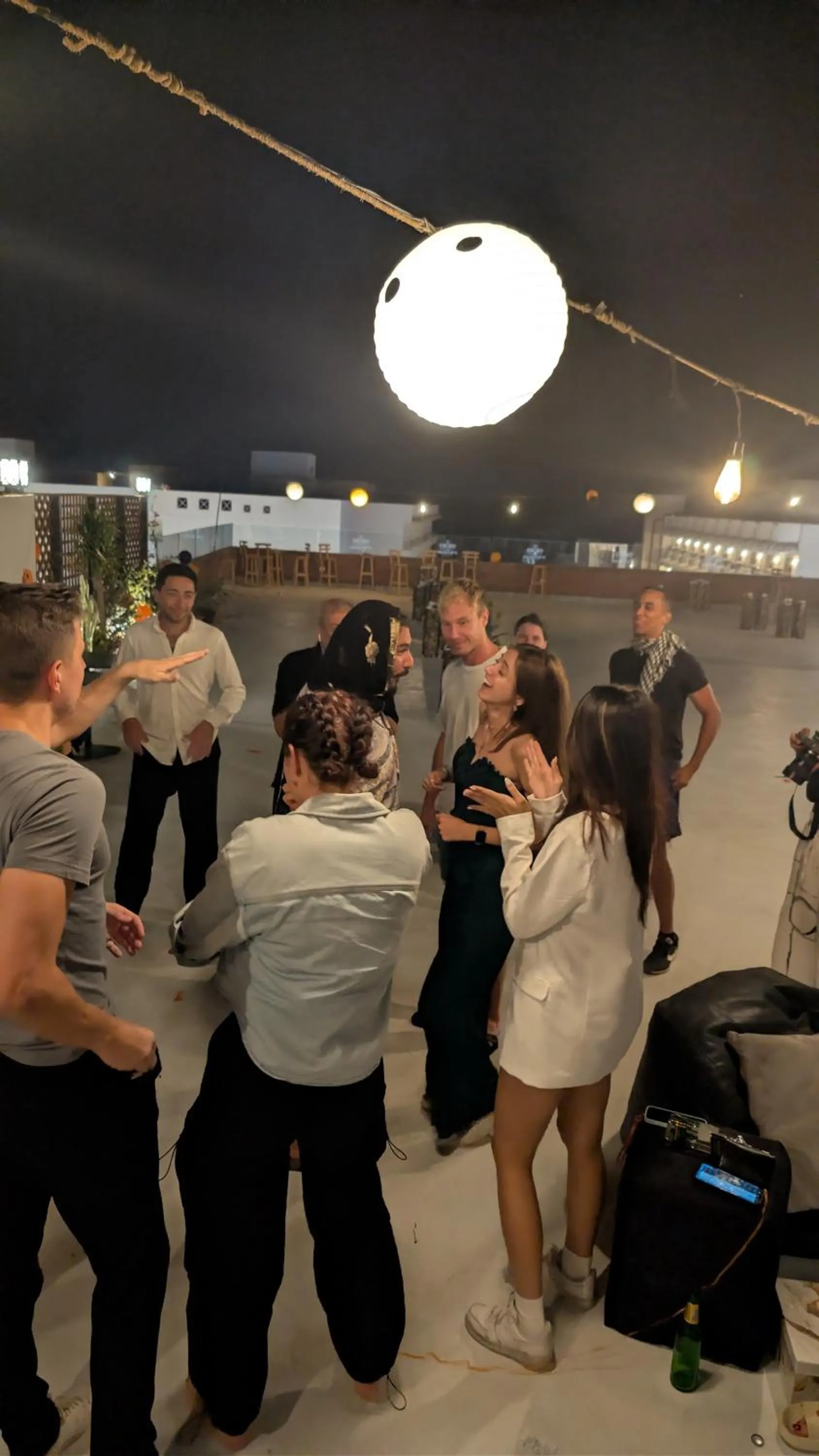 Evening entertainment in Bedcoin Hostel