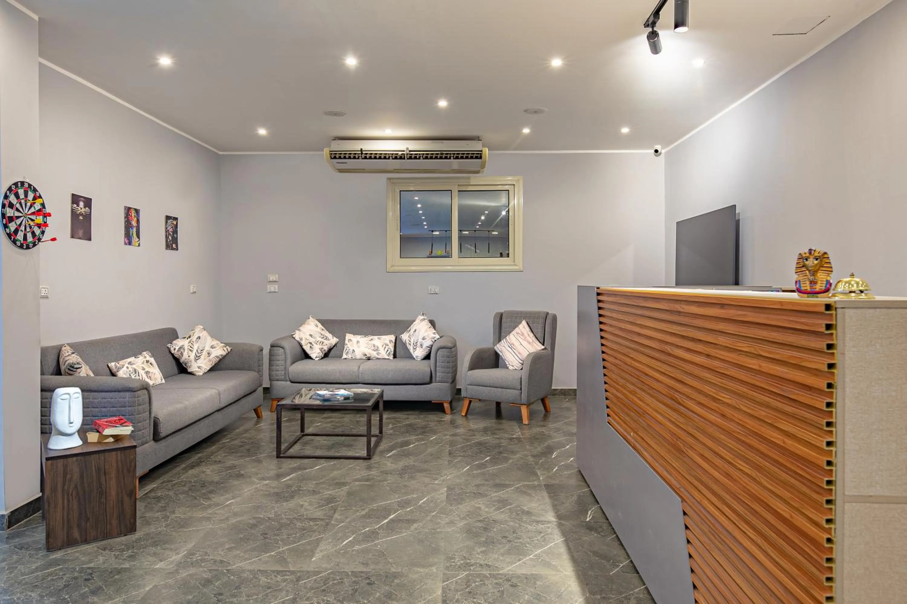 Lobby or reception in Bedcoin Hostel