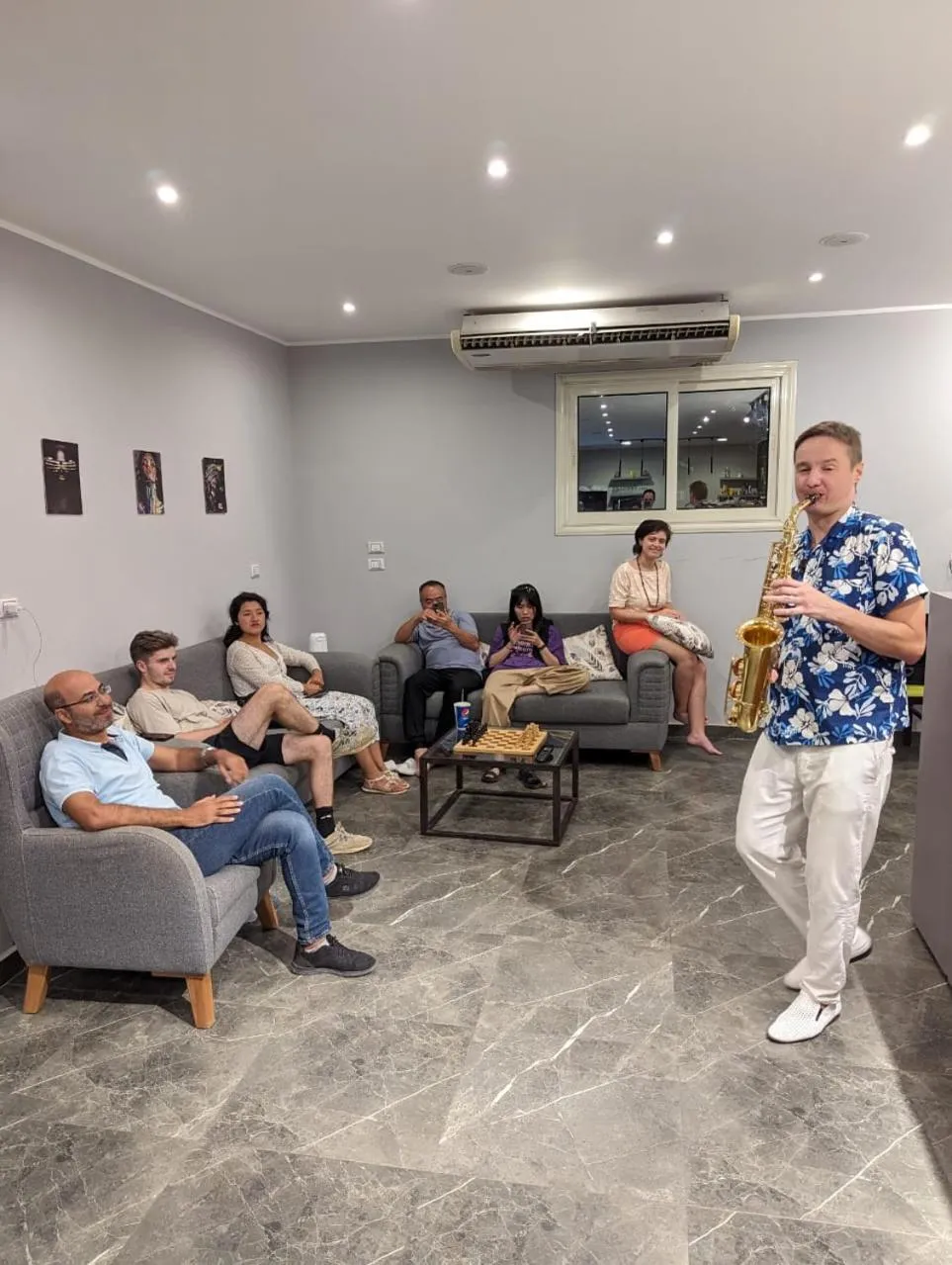 People in Bedcoin Hostel