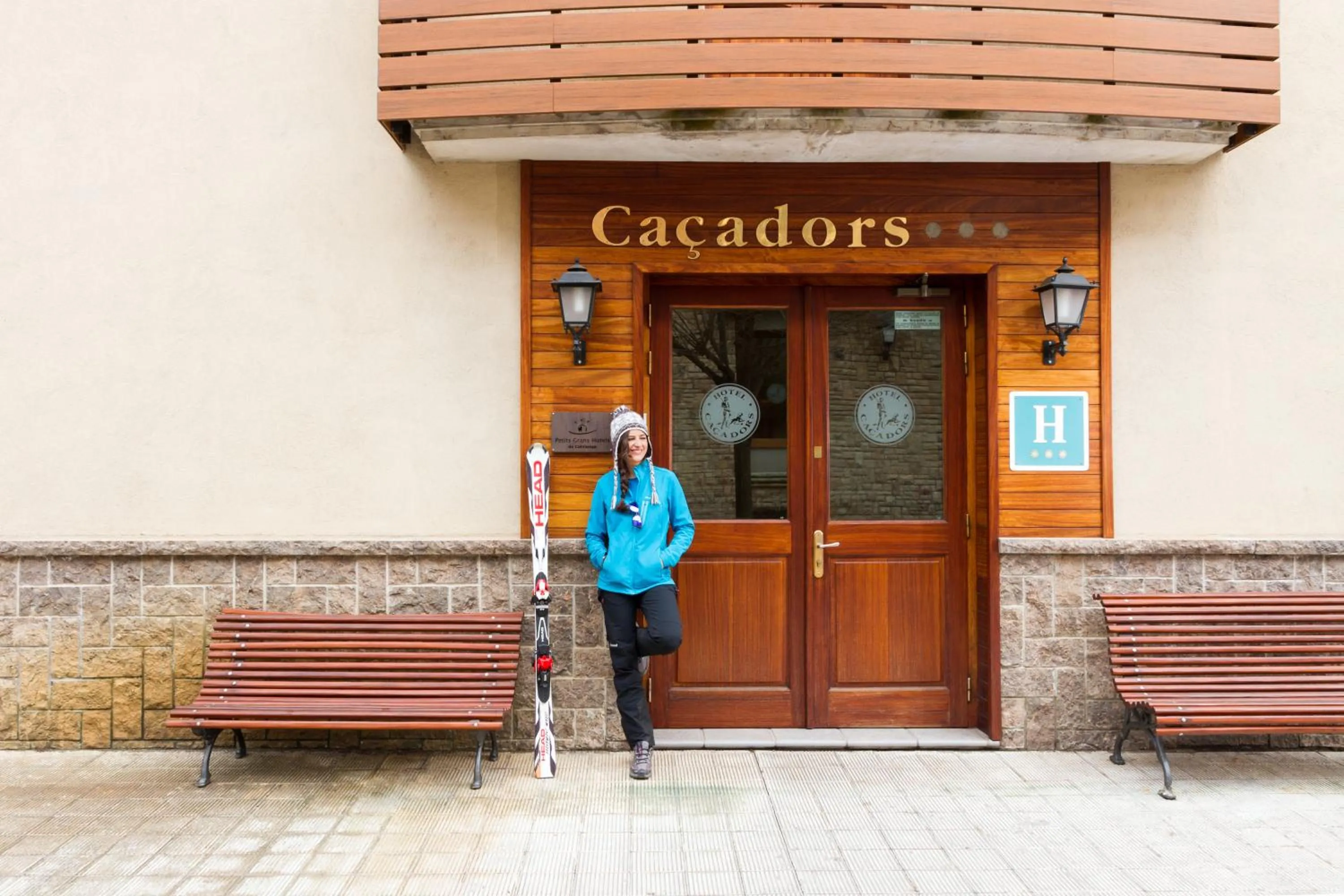 Facade/entrance in Hotel Els Caçadors de Ribes