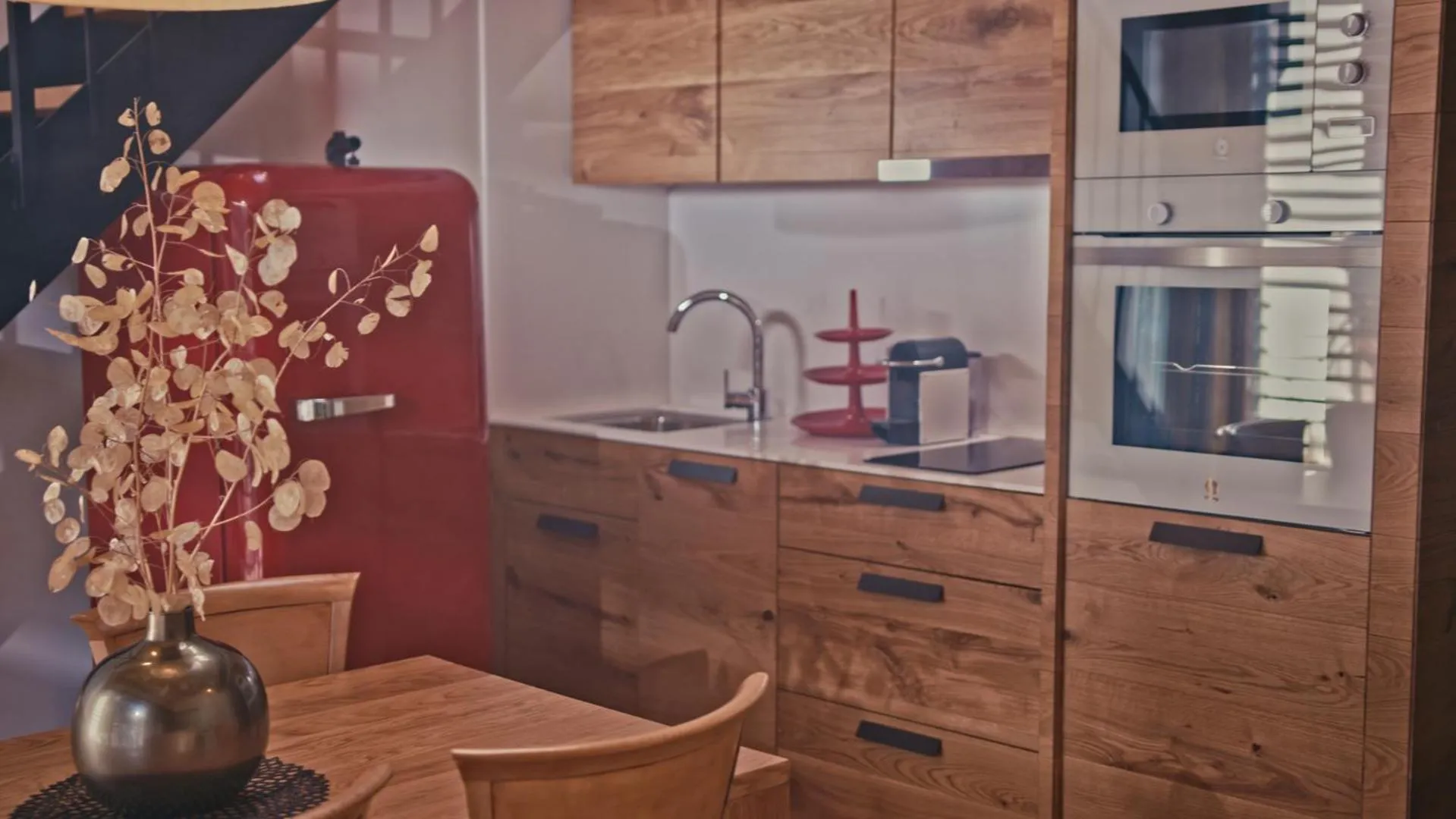 Kitchen or kitchenette in Hotel Els Caçadors de Ribes