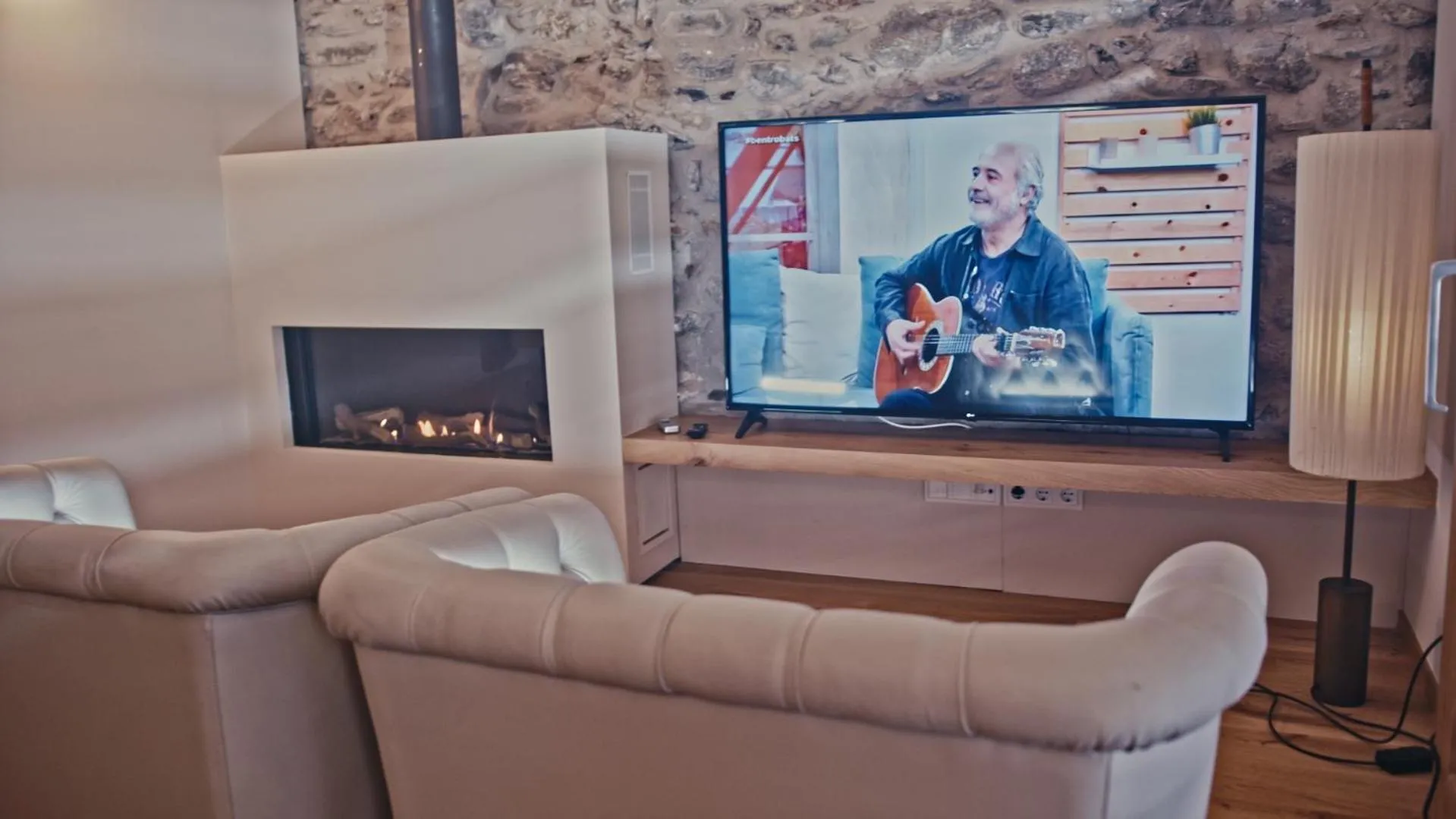 Living room in Hotel Els Caçadors de Ribes