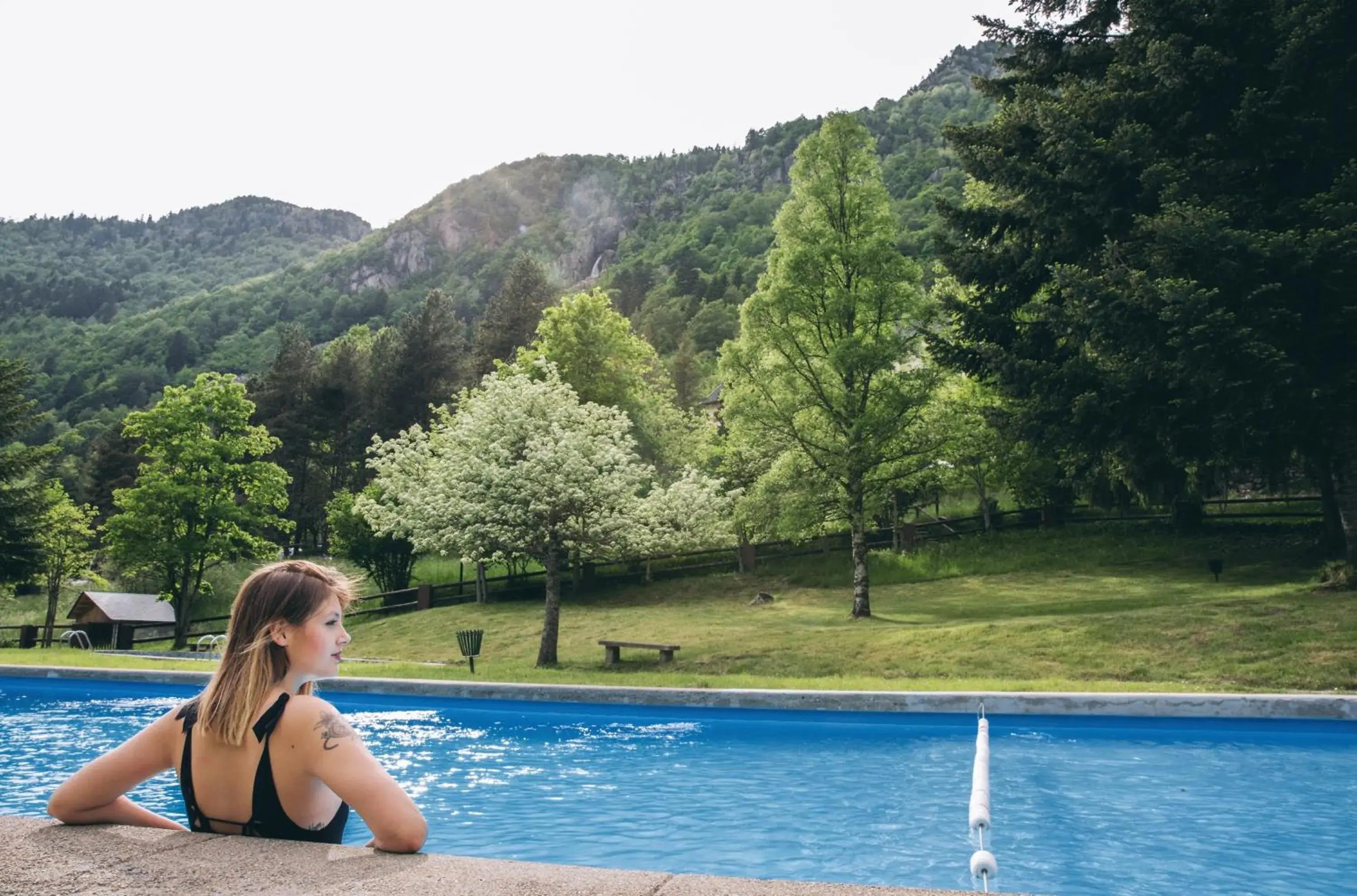 Swimming pool in Hotel Caldas Swimming pool in Hotel Caldas