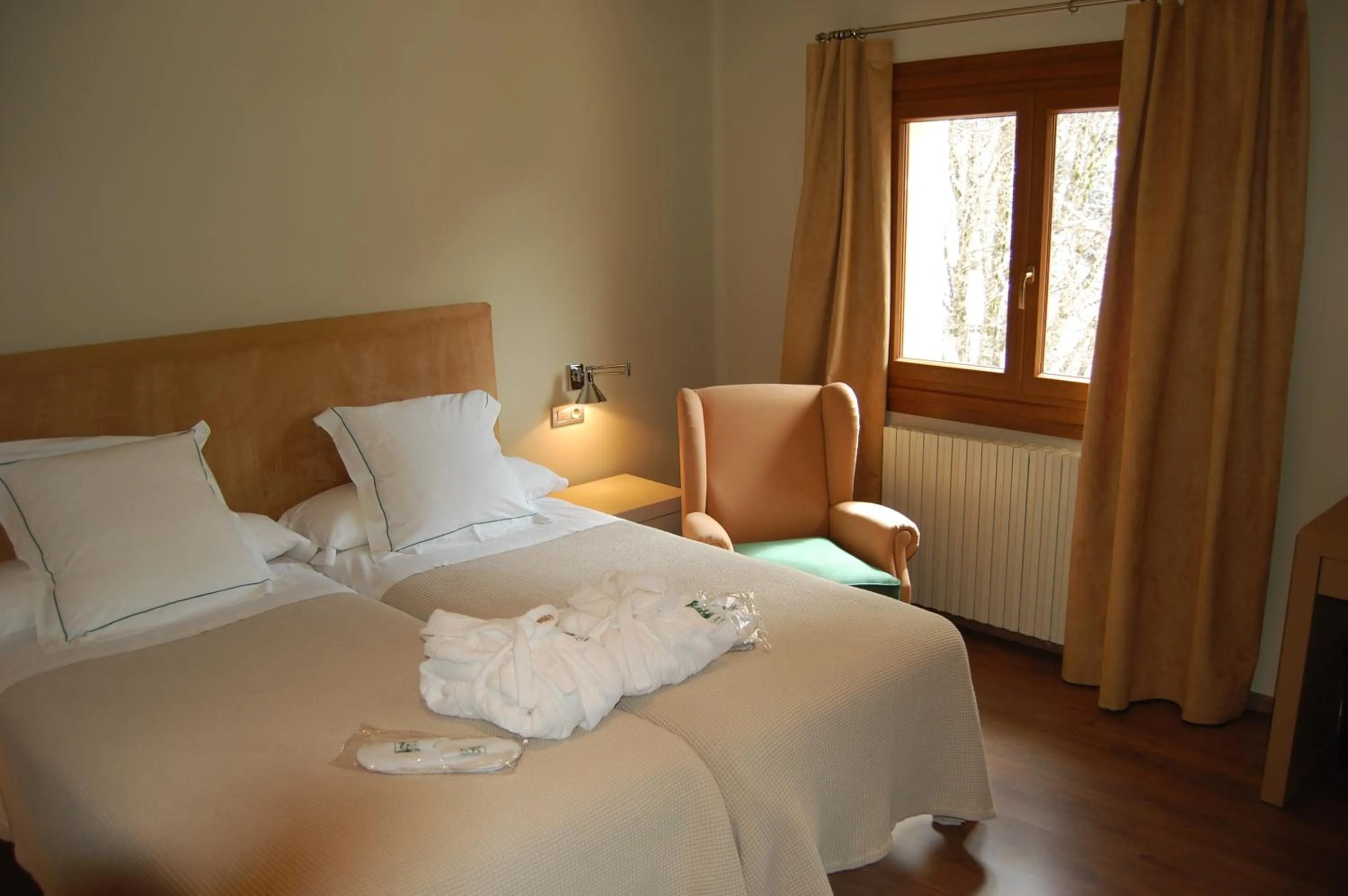 Bed in Hotel Manantial