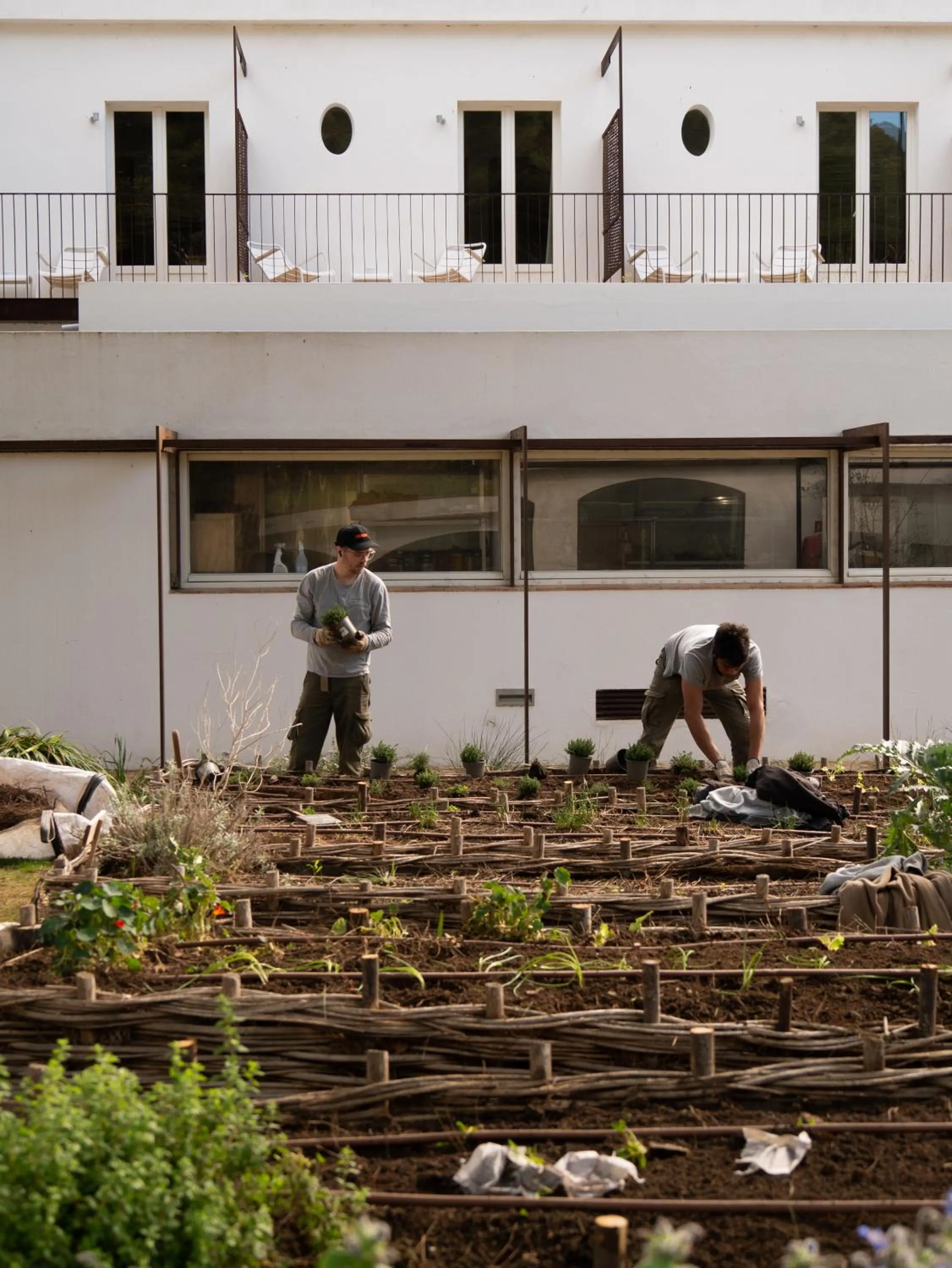 Garden in Hostal Empúries