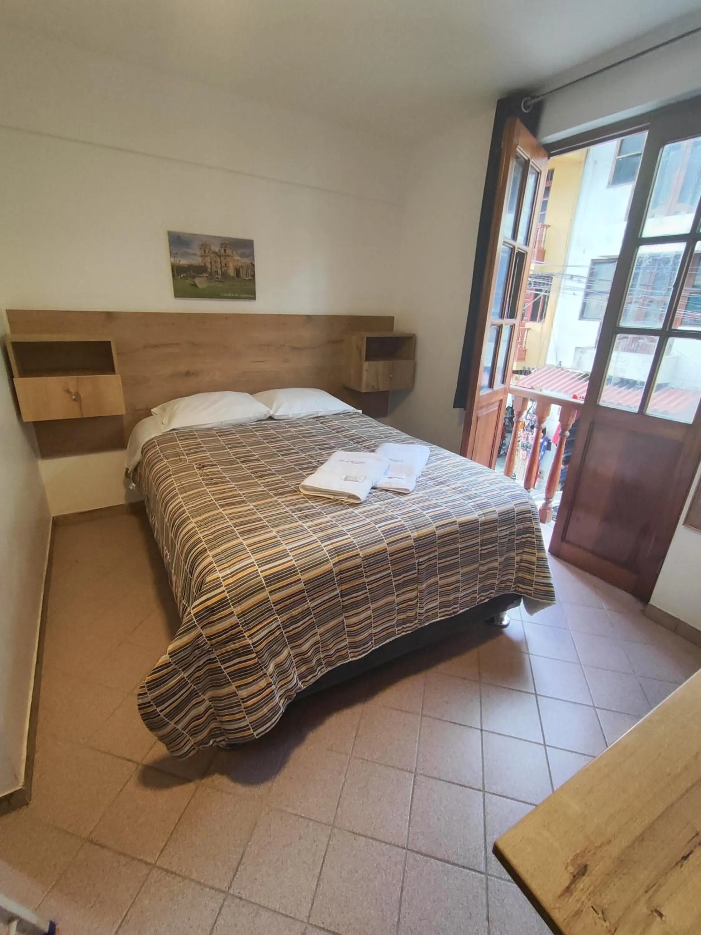 Bed in La Pascana Hospedaje