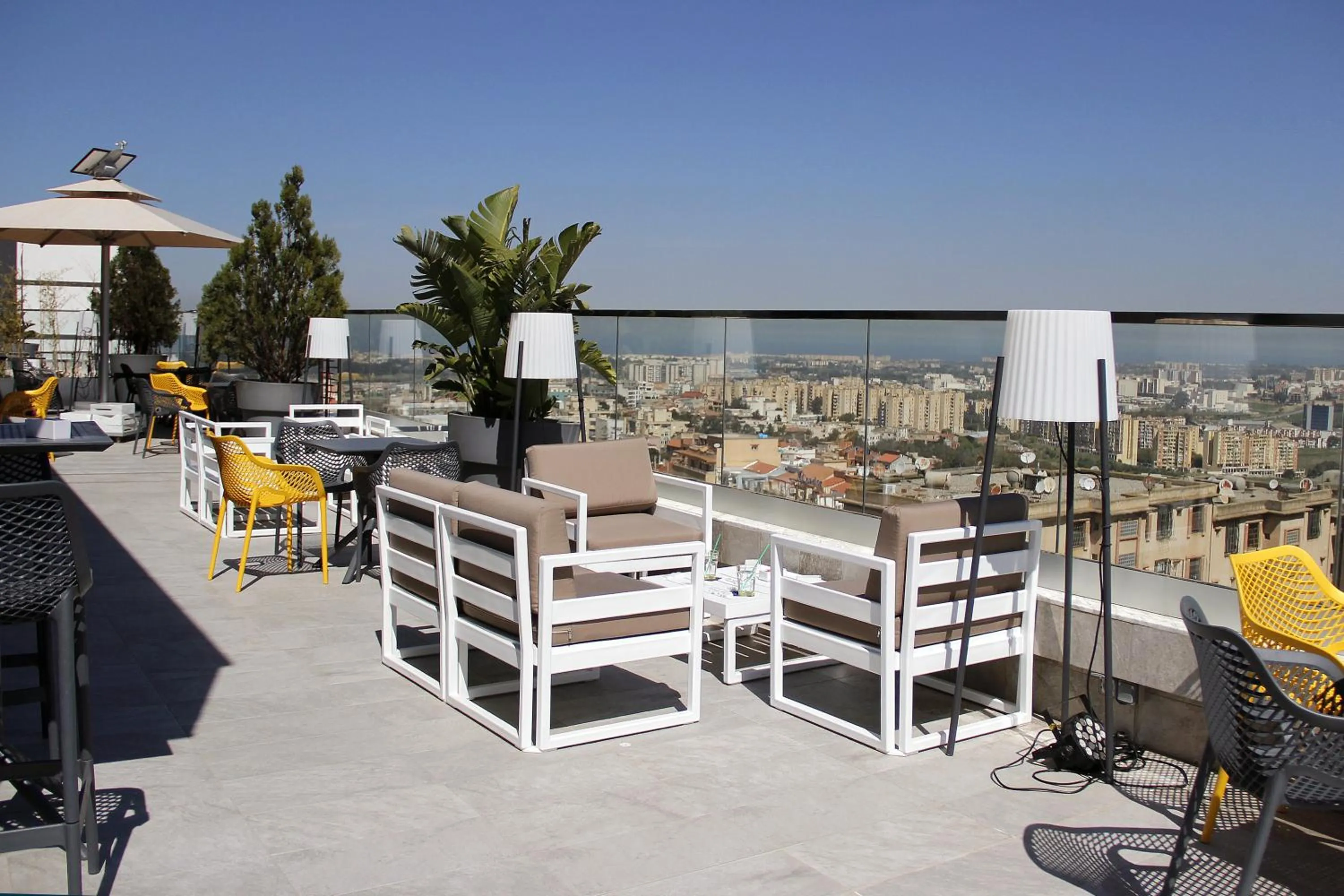 Patio in Golden Tulip Opera Alger