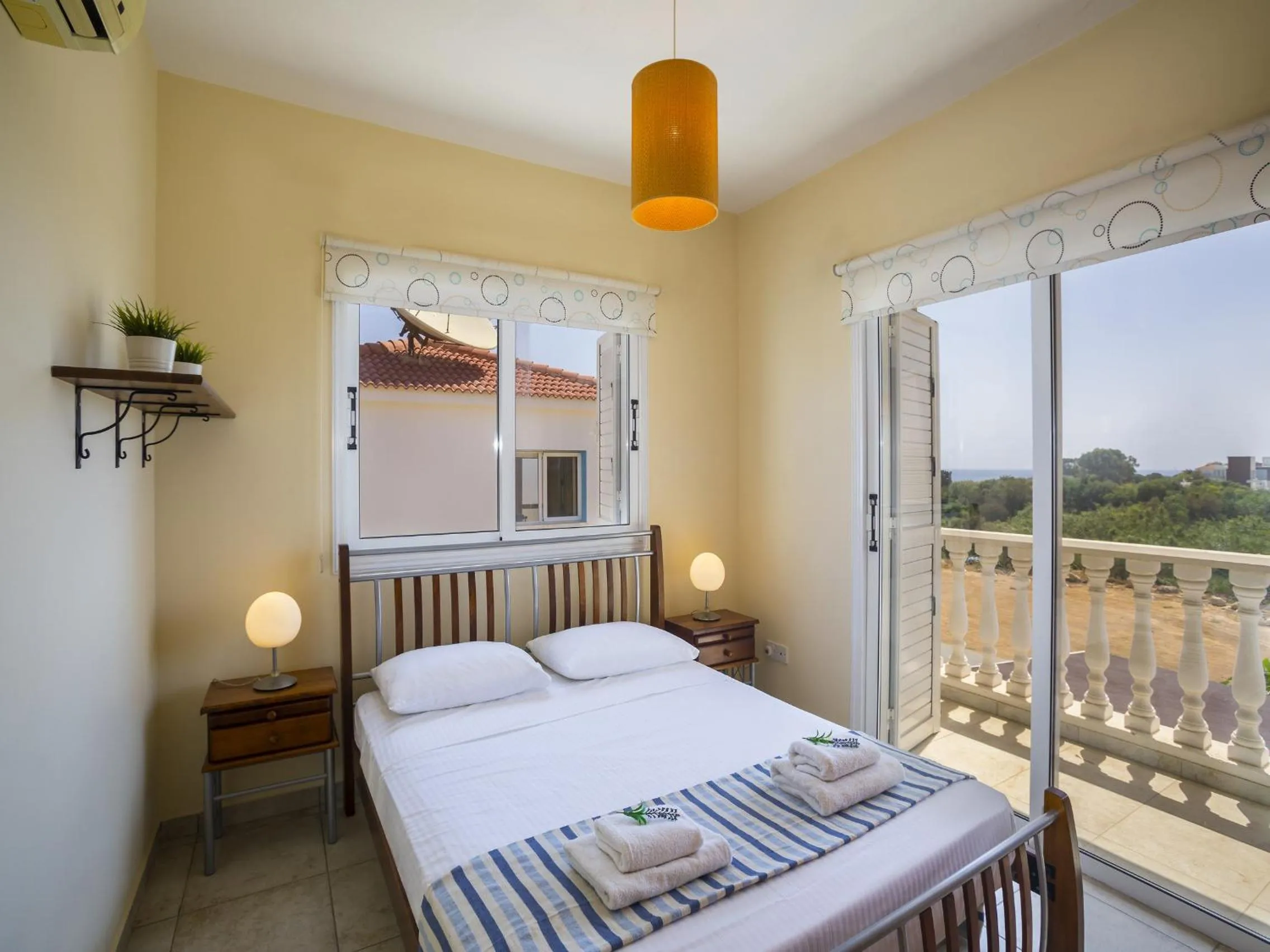 Bed in Protaras Villa Amber By The Sea