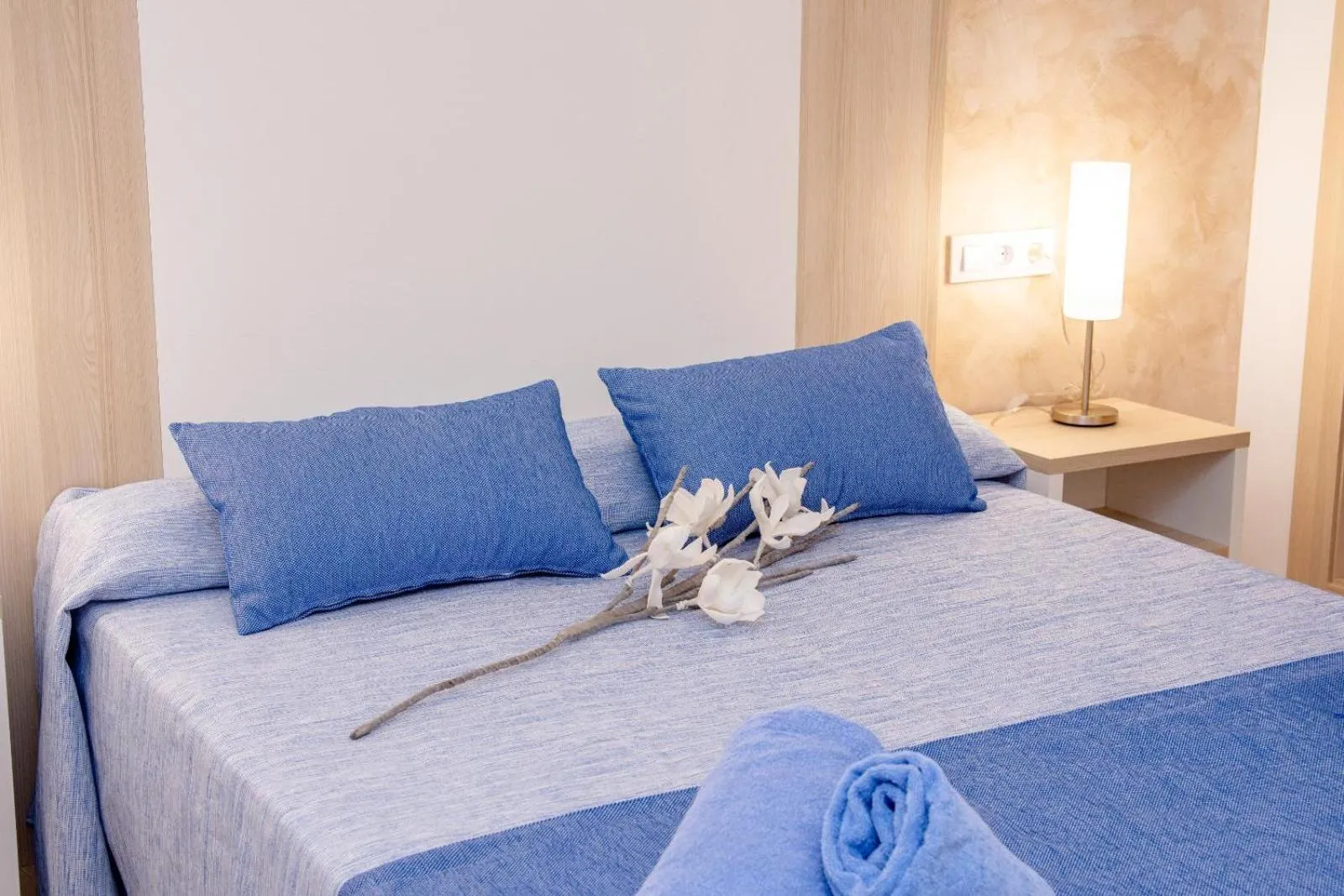 Bedroom, Bed in Apartamentos Maribel