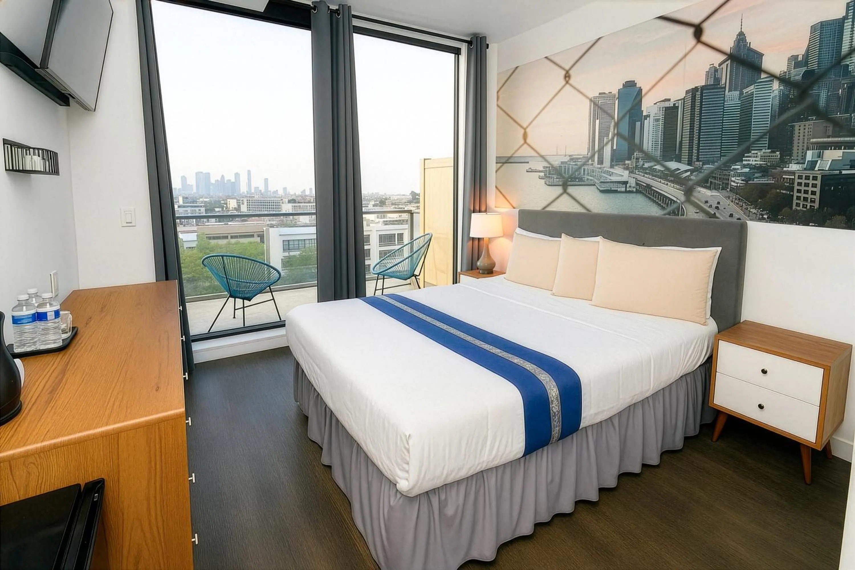 Bed in Nova Hotel Brooklyn