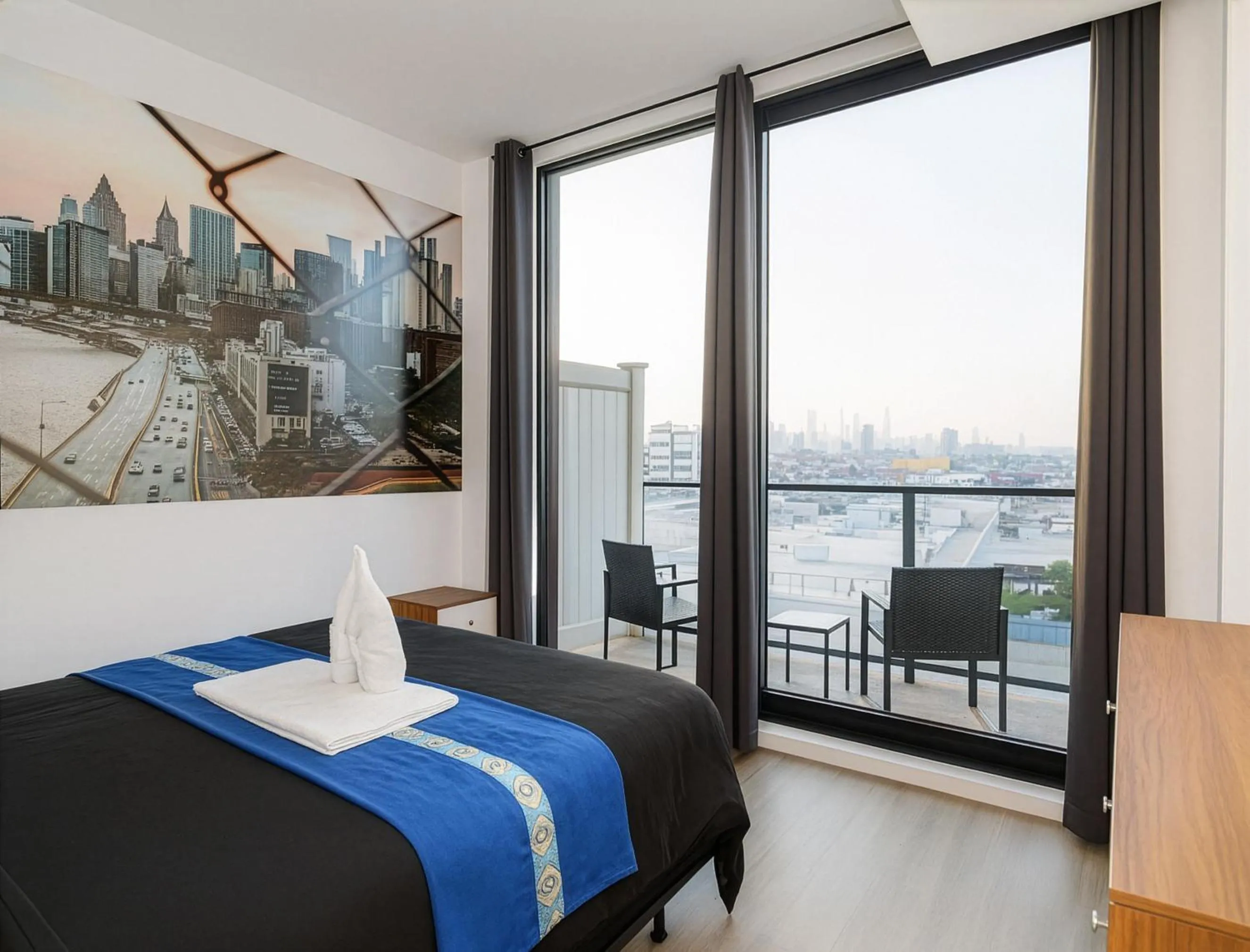 Bed in Nova Hotel Brooklyn