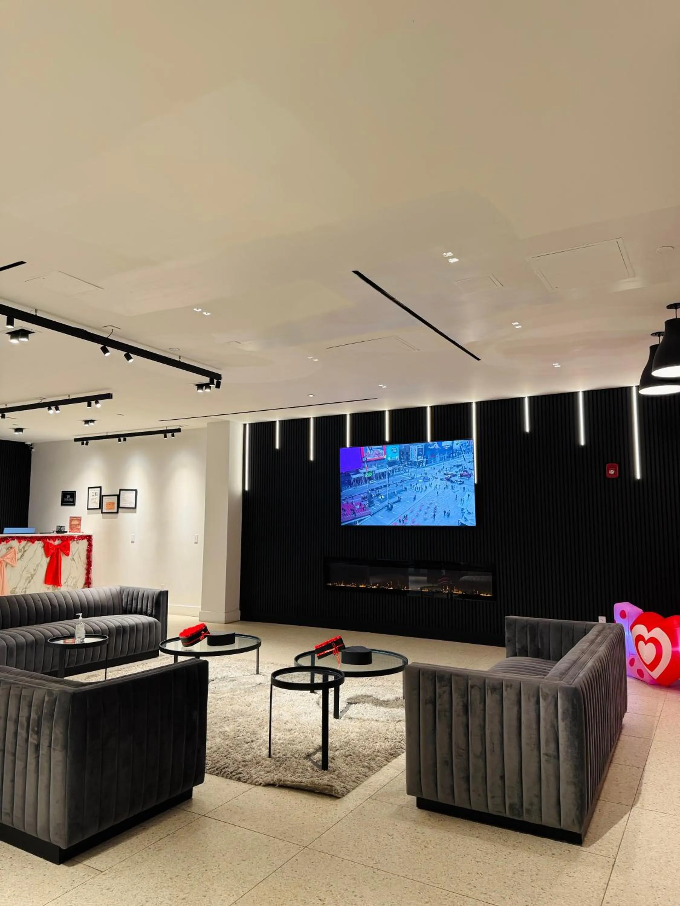 Living room in Nova Hotel Brooklyn