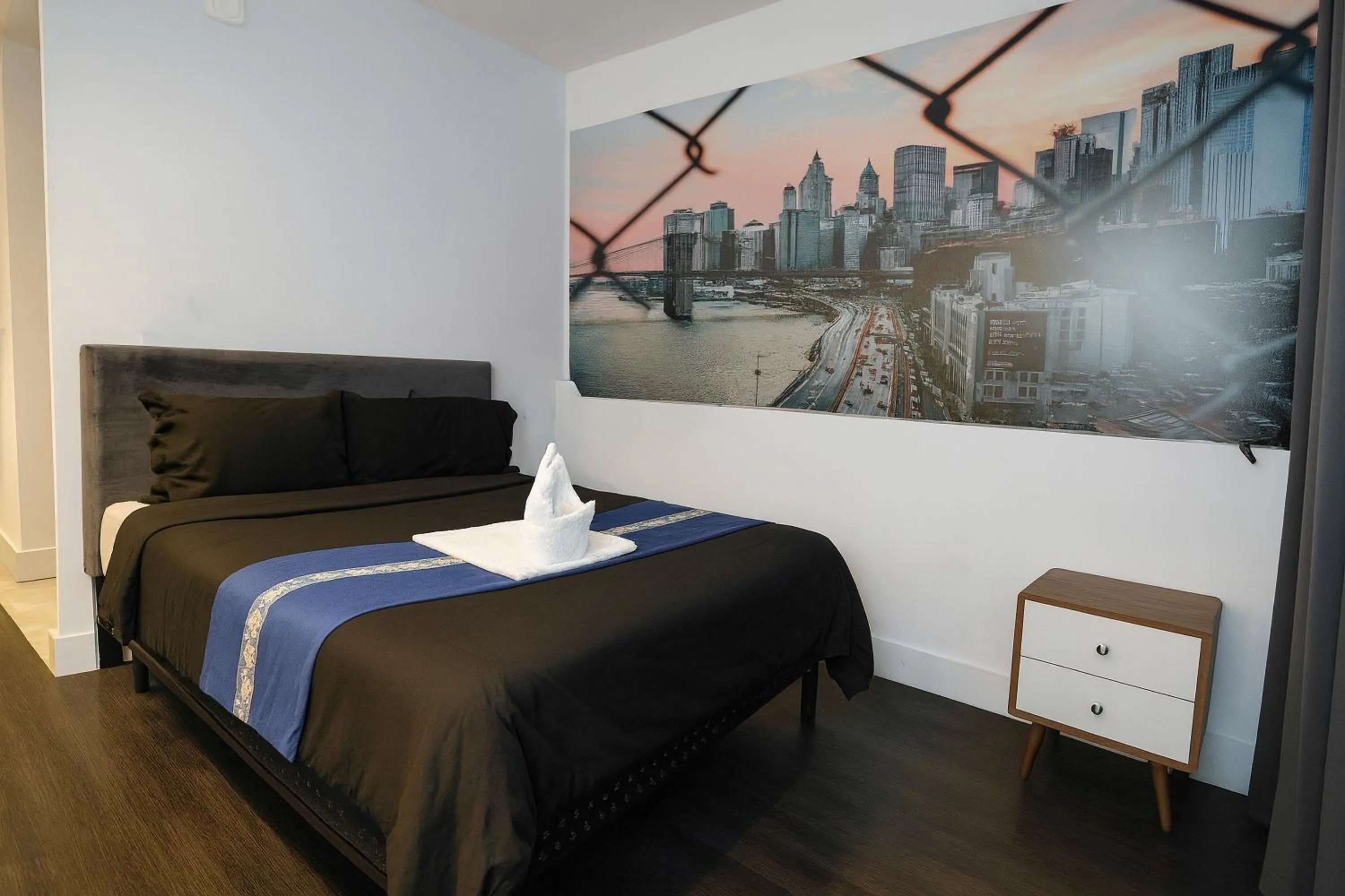 Bed in Nova Hotel Brooklyn