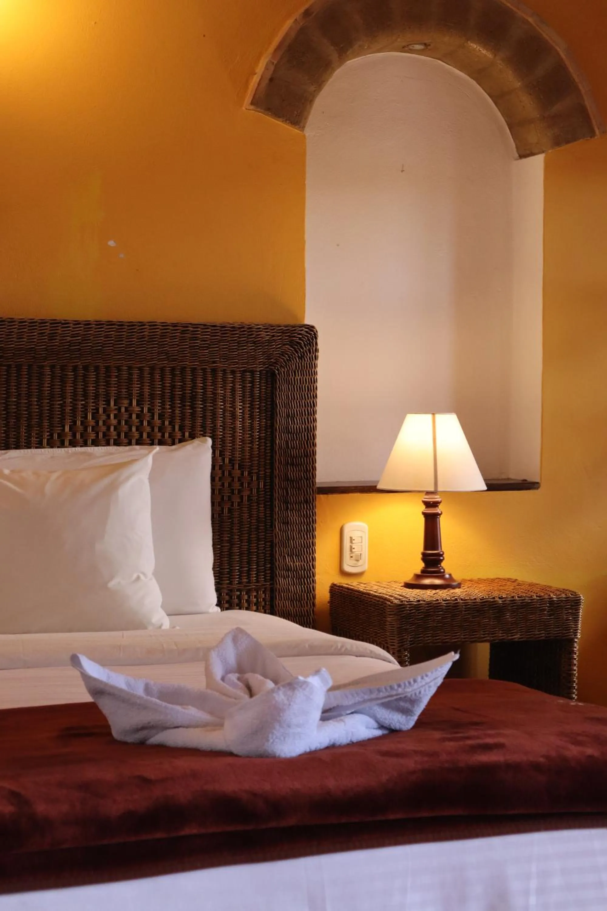 Bedroom, Bed in Hotel Bosque de la Villa
