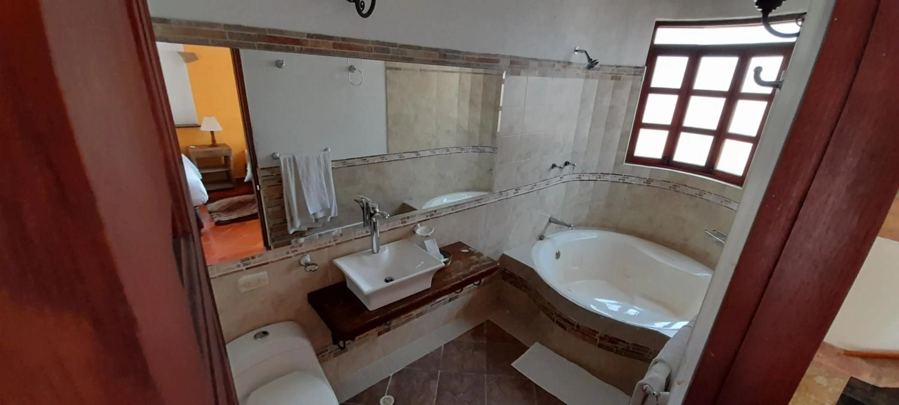 Bathroom in Hotel Bosque de la Villa