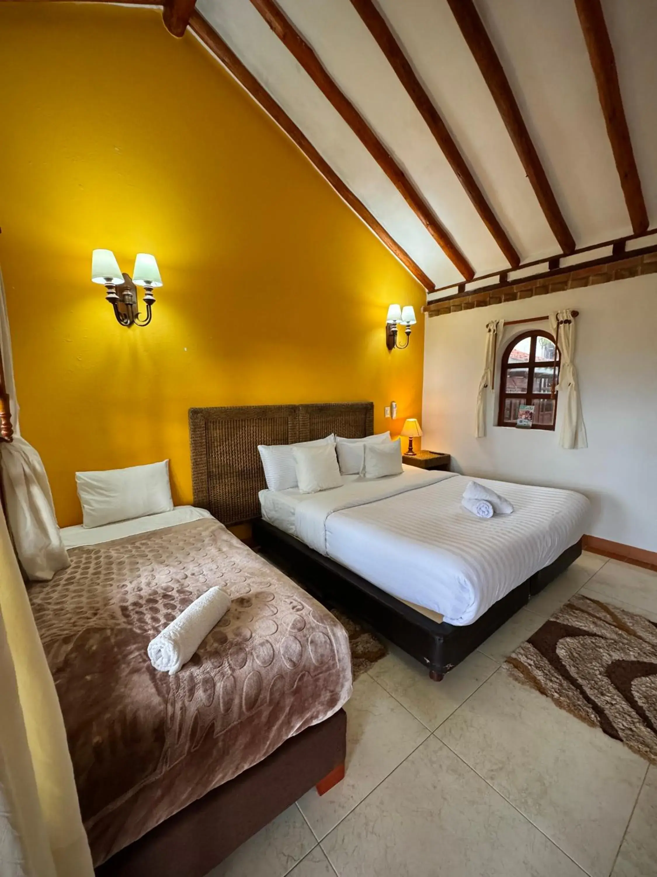 Triple Room in Hotel Bosque de la Villa Triple Room in Hotel Bosque de la Villa