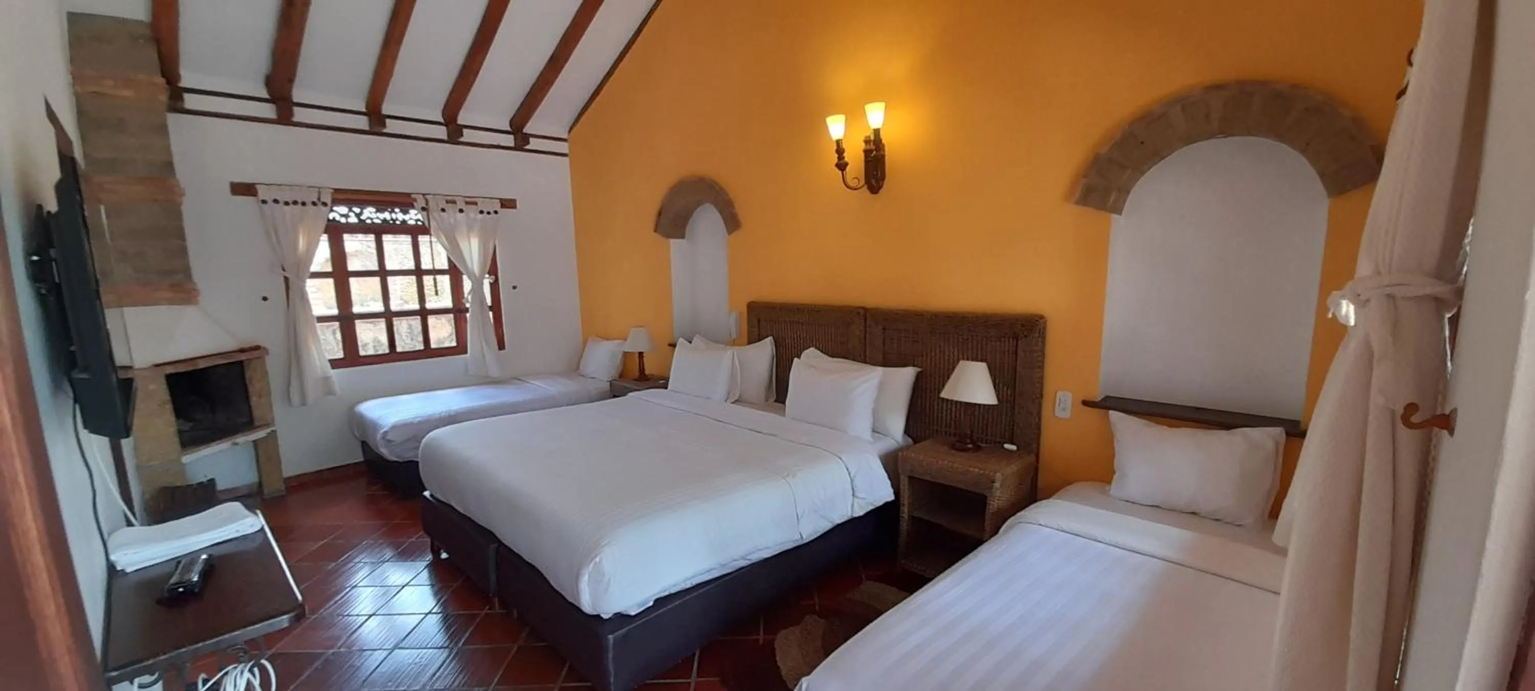 Bed in Hotel Bosque de la Villa