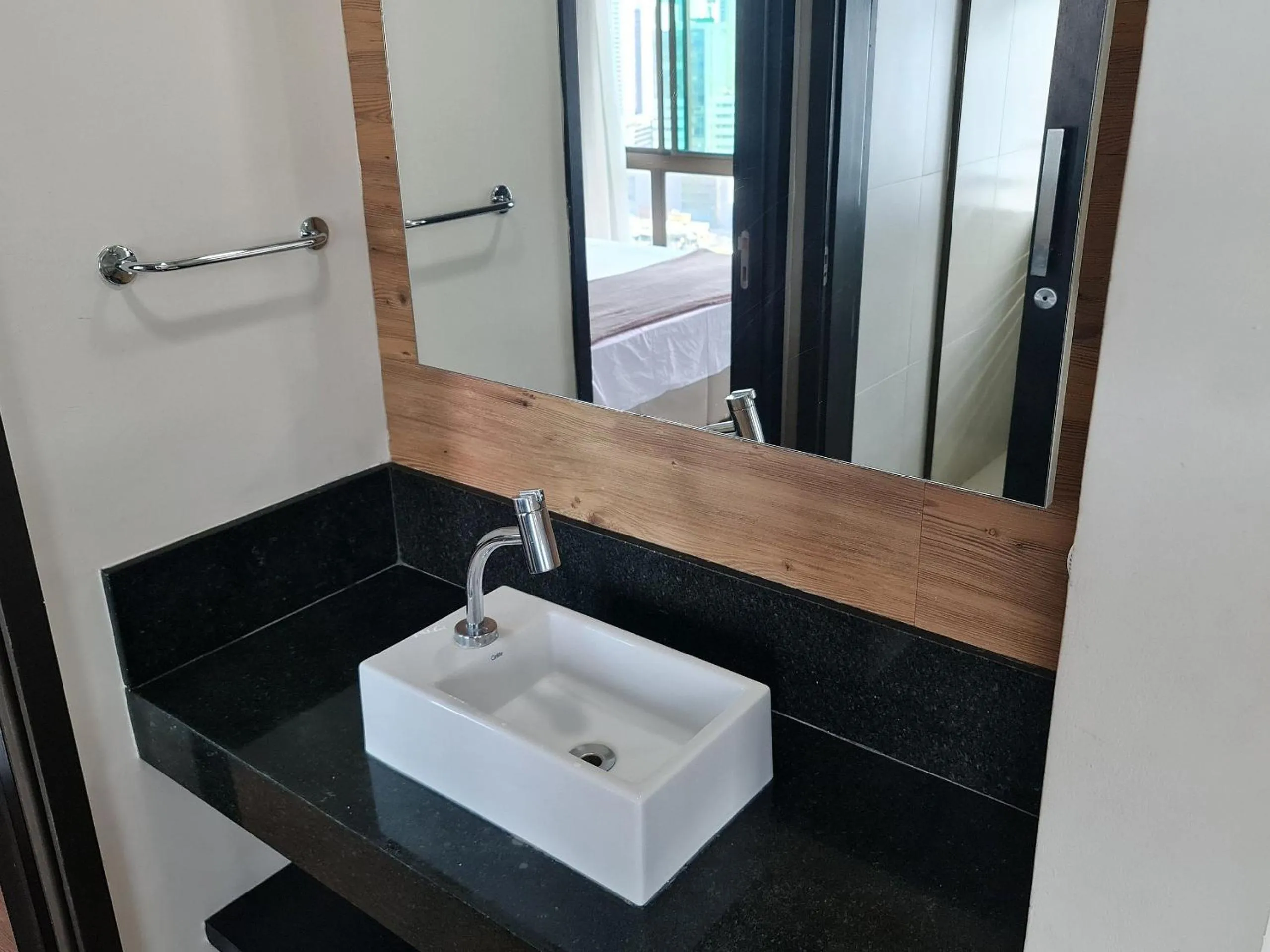 Toilet in Confortável Flat em Boa Viagem com vista