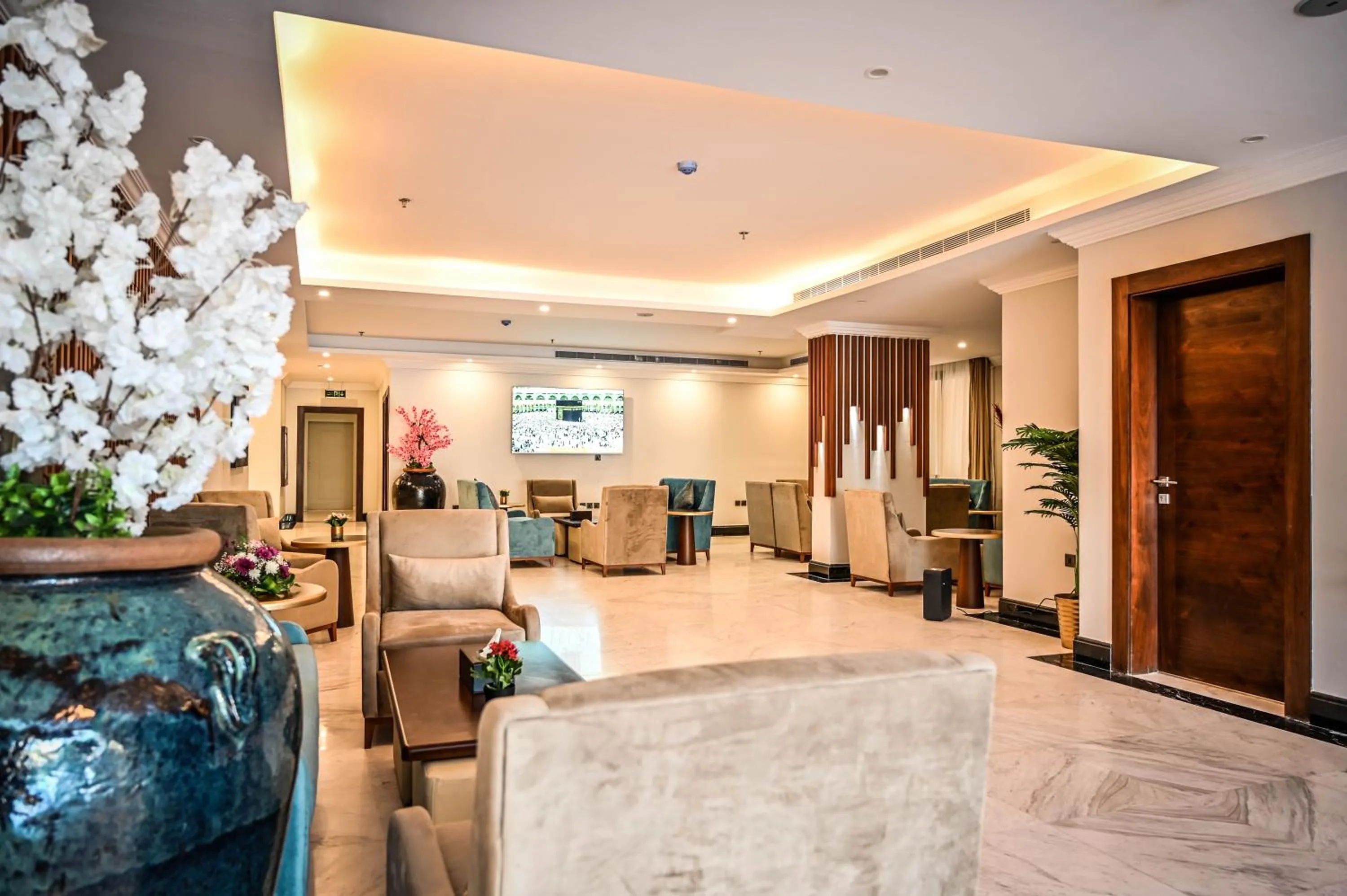 Seating area in Sas Blue Suites