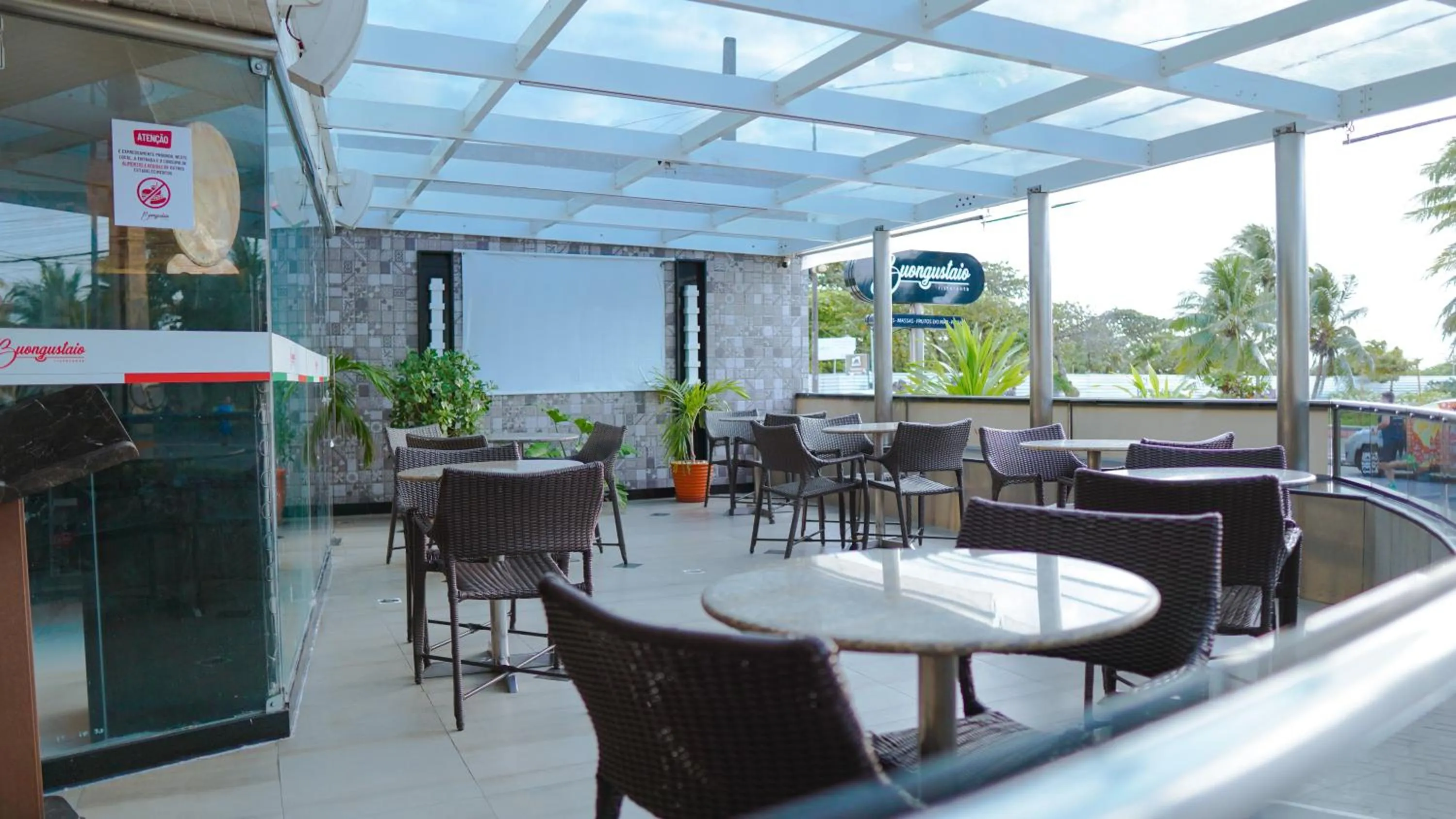 Balcony/Terrace in Atlântico Praia Hotel