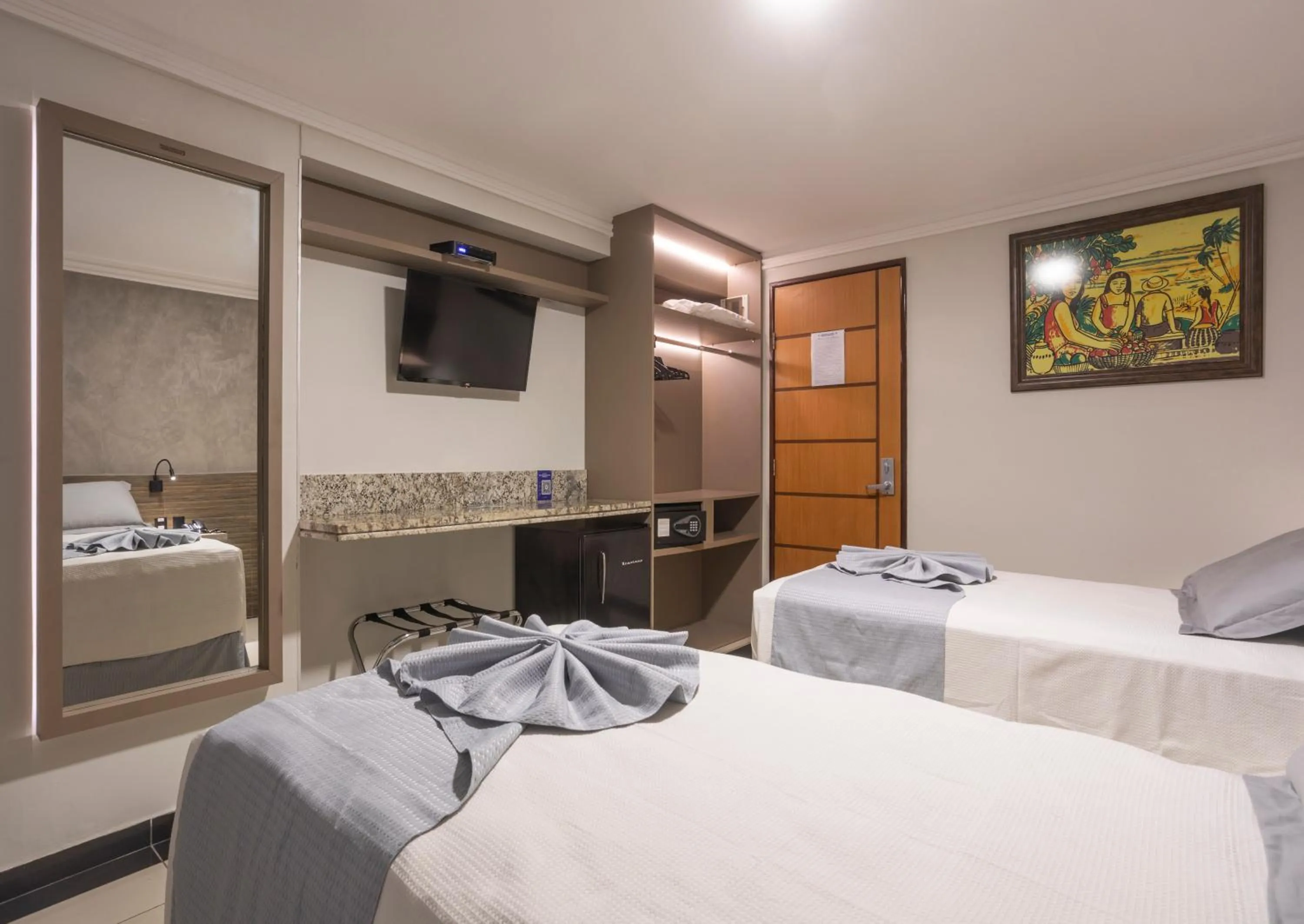 Bedroom, Bed in Atlântico Praia Hotel