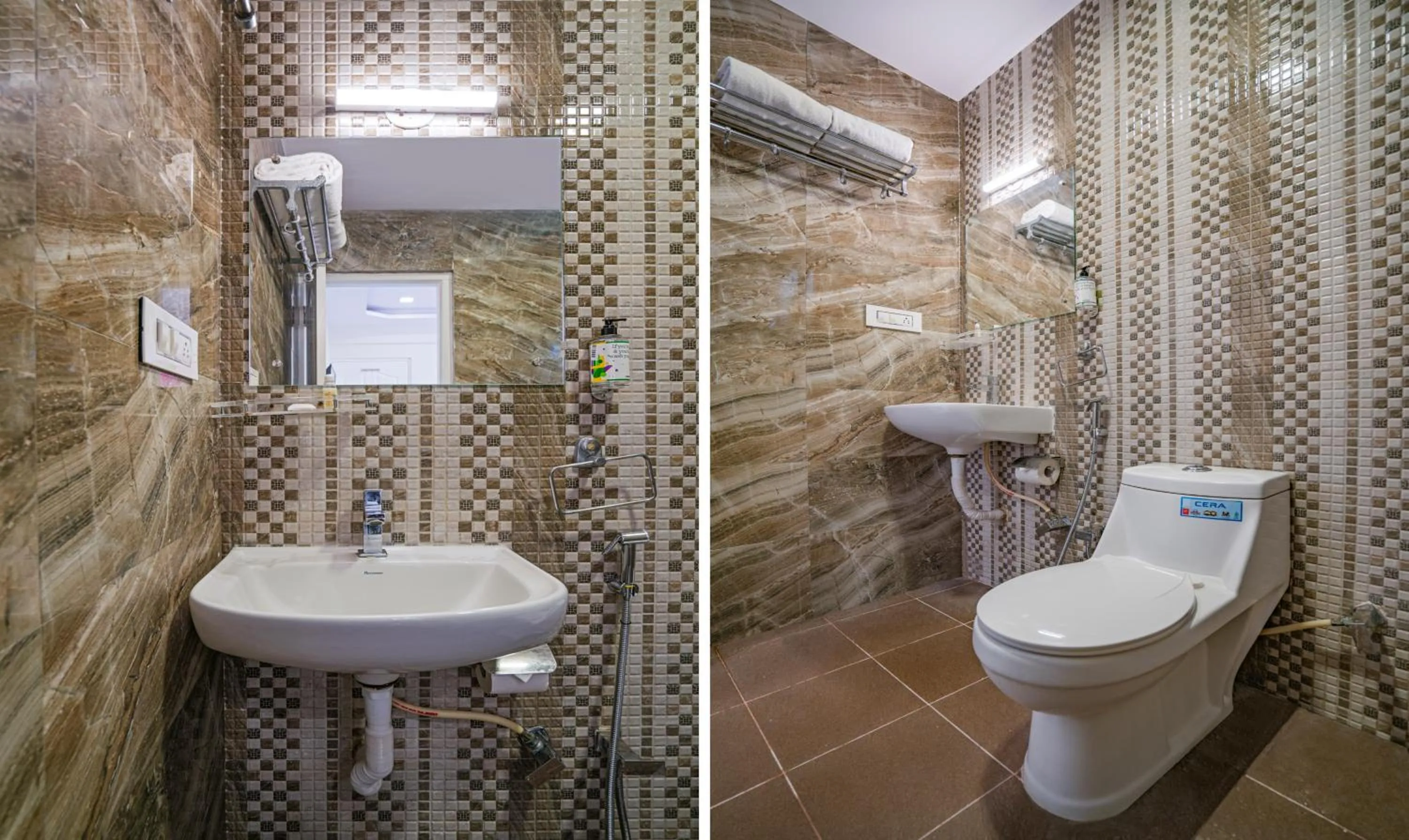 Bathroom in Treebo Elite 7