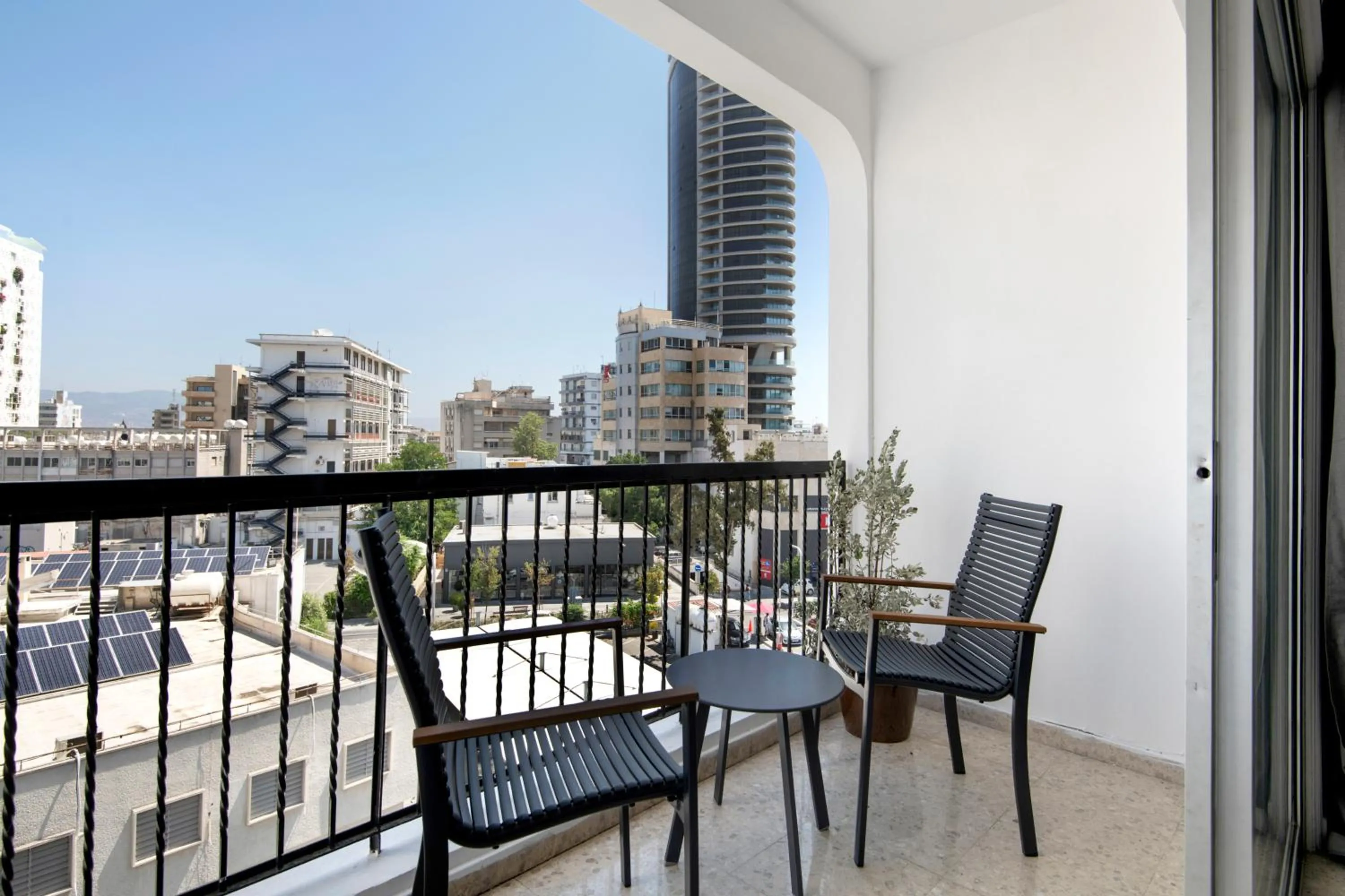 One-Bedroom Apartment with Balcony in Urban Condo Promitheos