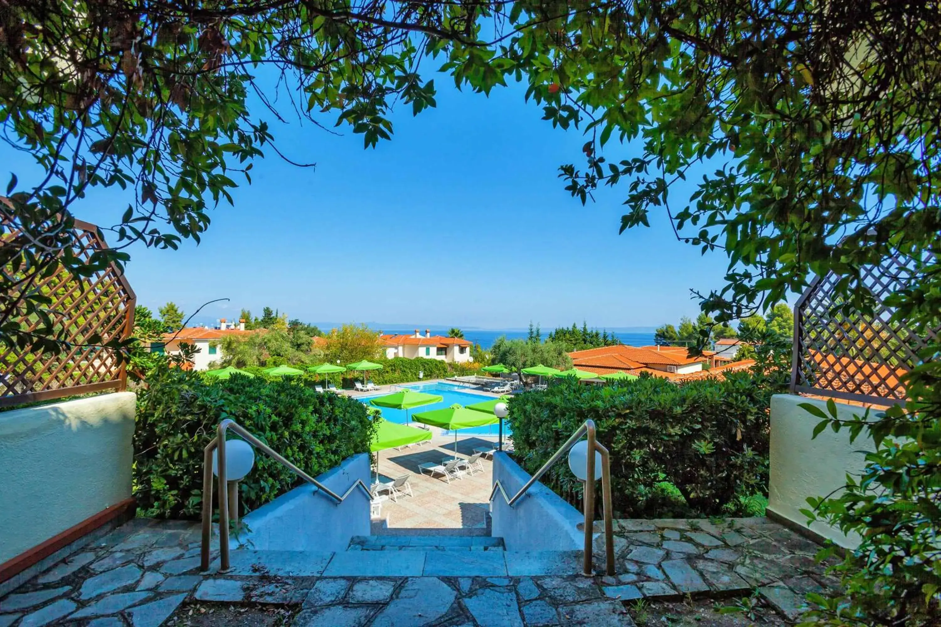 Swimming pool in Palladium Hotel Swimming pool in Palladium Hotel